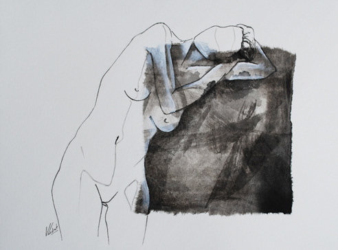 Séverine - Format 30x40 cm