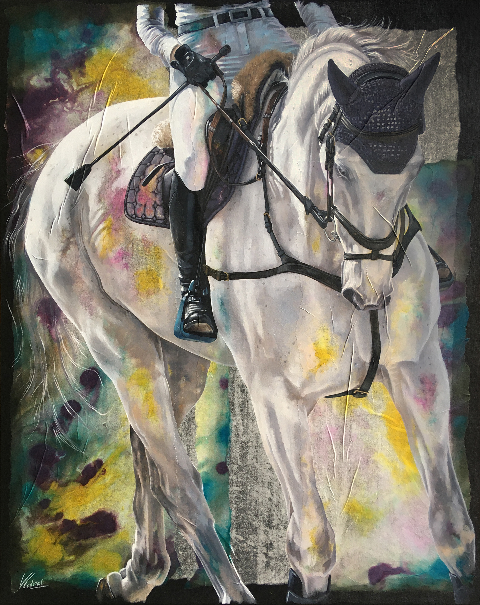 Équidé XVIII - Format 30F (92x73 cm)