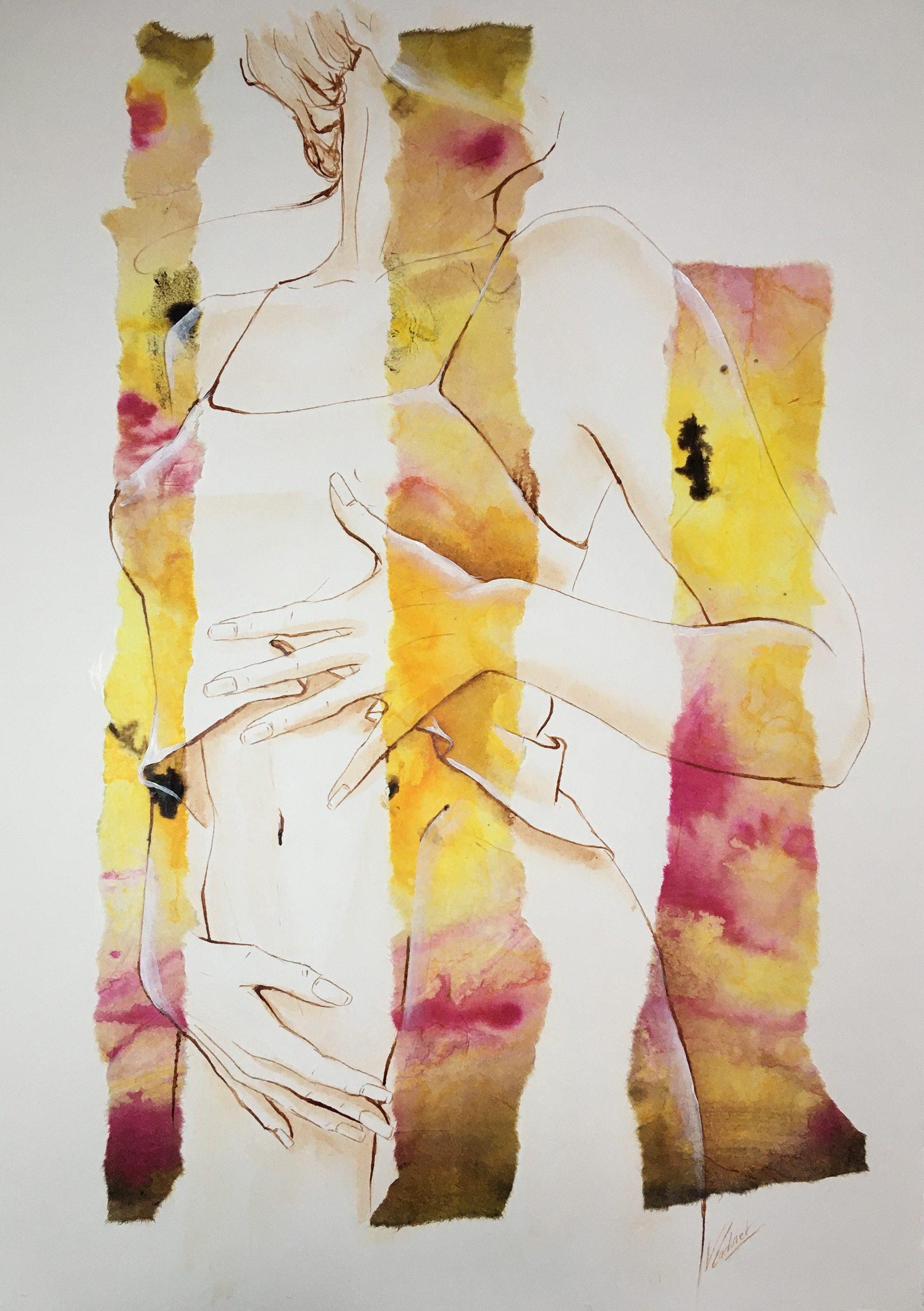 Femme II - Format 65x50 cm