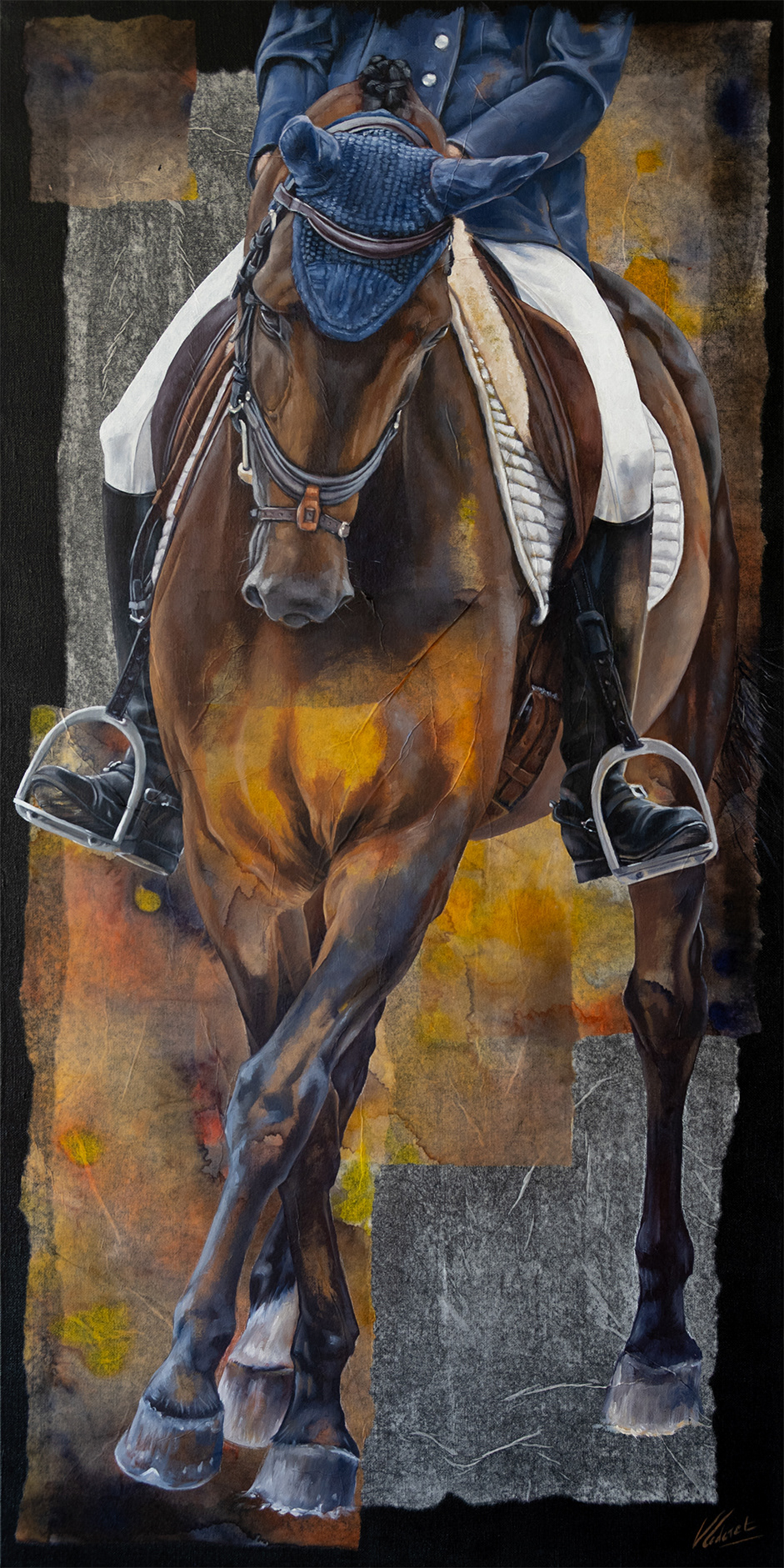 Dressage III - Format 50x100 cm