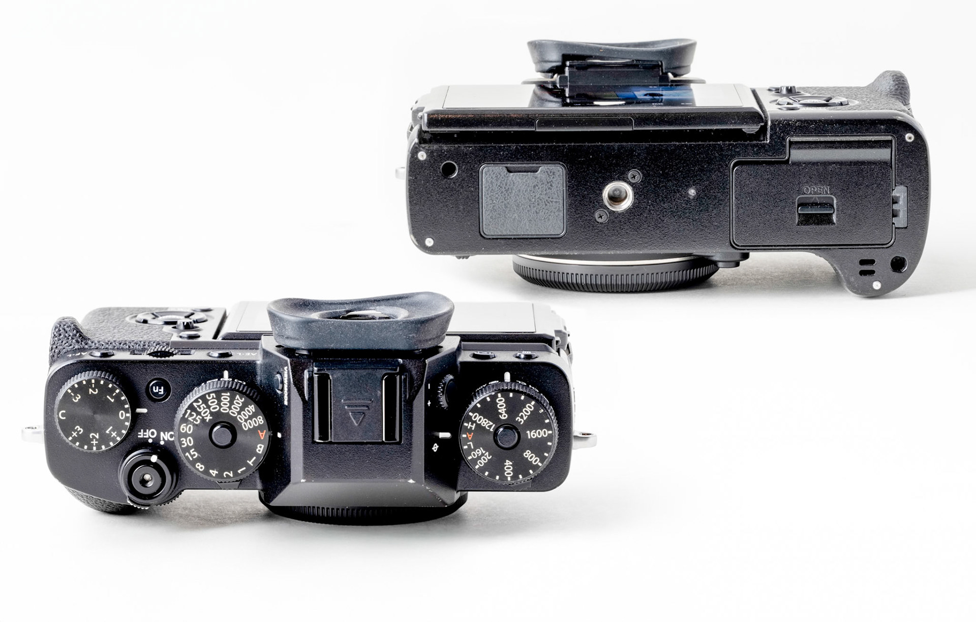 X-T3 Top og bund. Alt på kameraet fungerer 100%