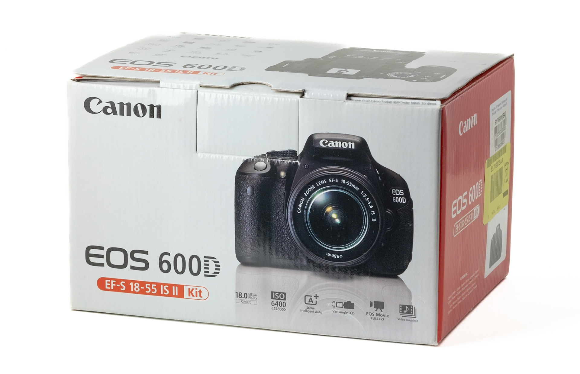 Originalæske, manualer, batterillader mm.