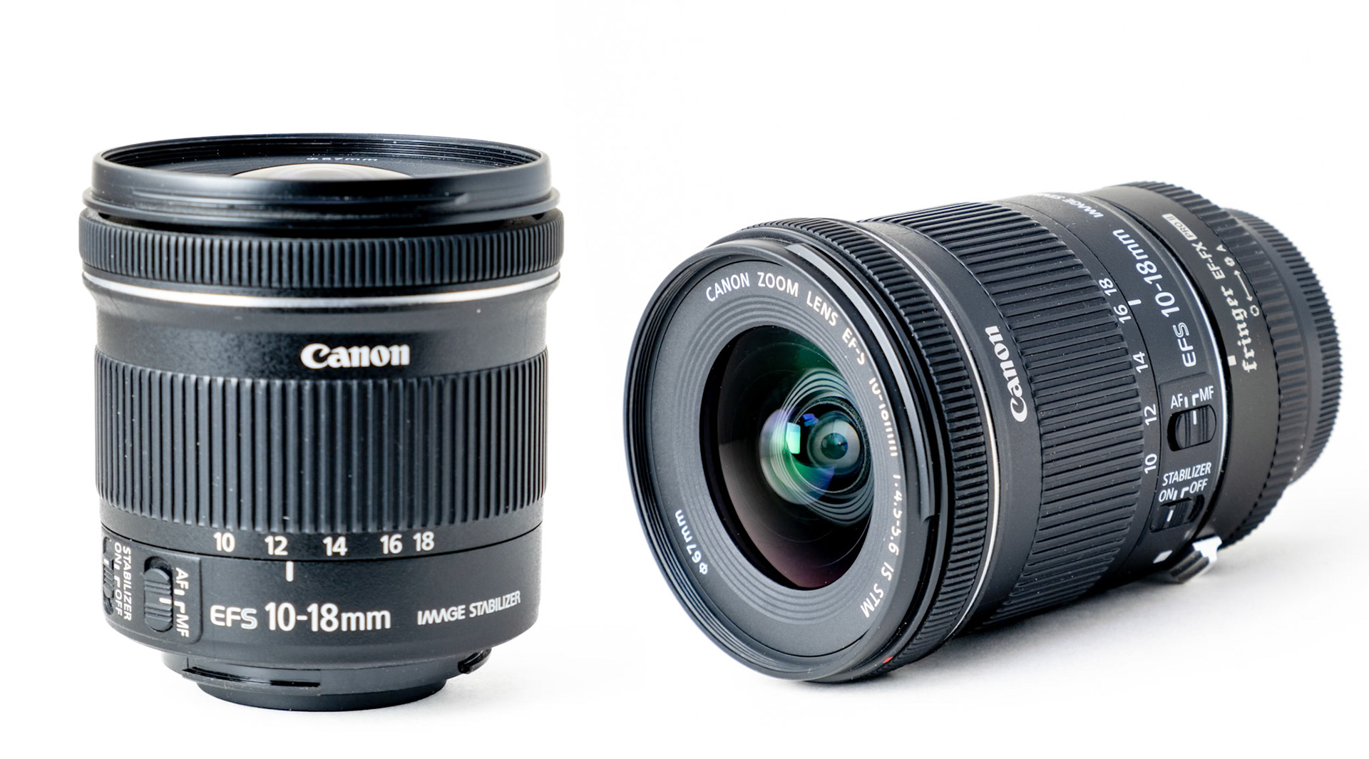 Canon Zoom EF-S 10-18 mm   1:4,5-5.6 IS STM. Kr. 1.850,- Næsten ikke brugt. Fungerer perfekt på Fuji X med Fringer mellemring.