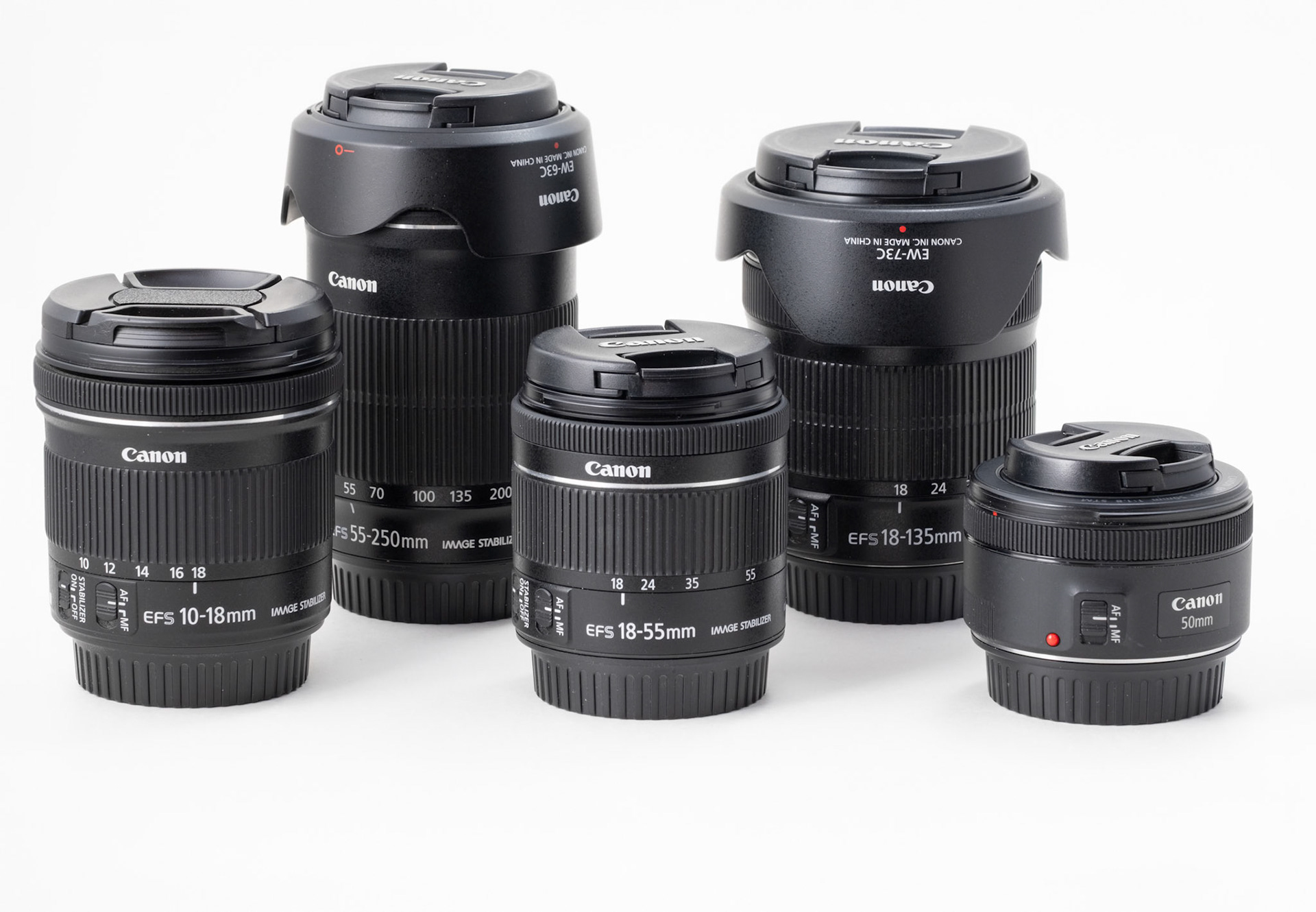 Alle disse Canon-objektiver kan  bruges på X-T3 med Friger mellemringen. Se Salg/Fuji.