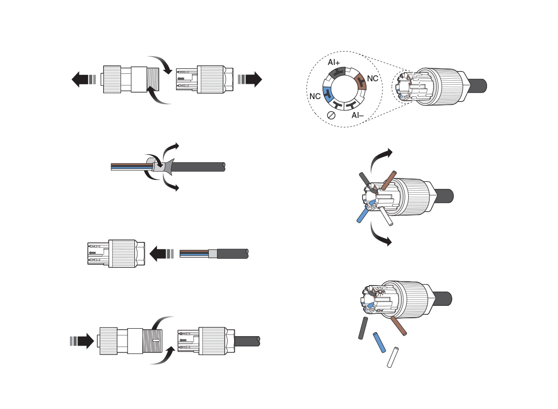 Assemble cable views