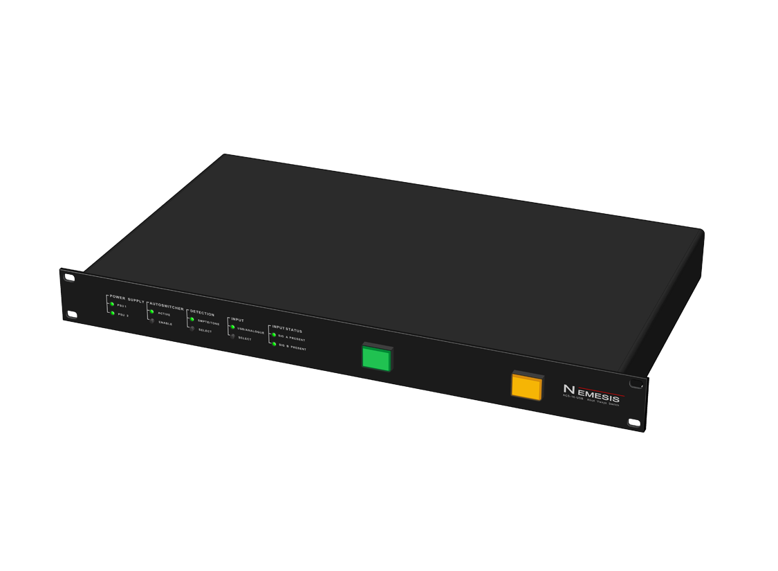 Photoshop rendering of audio rack device in development