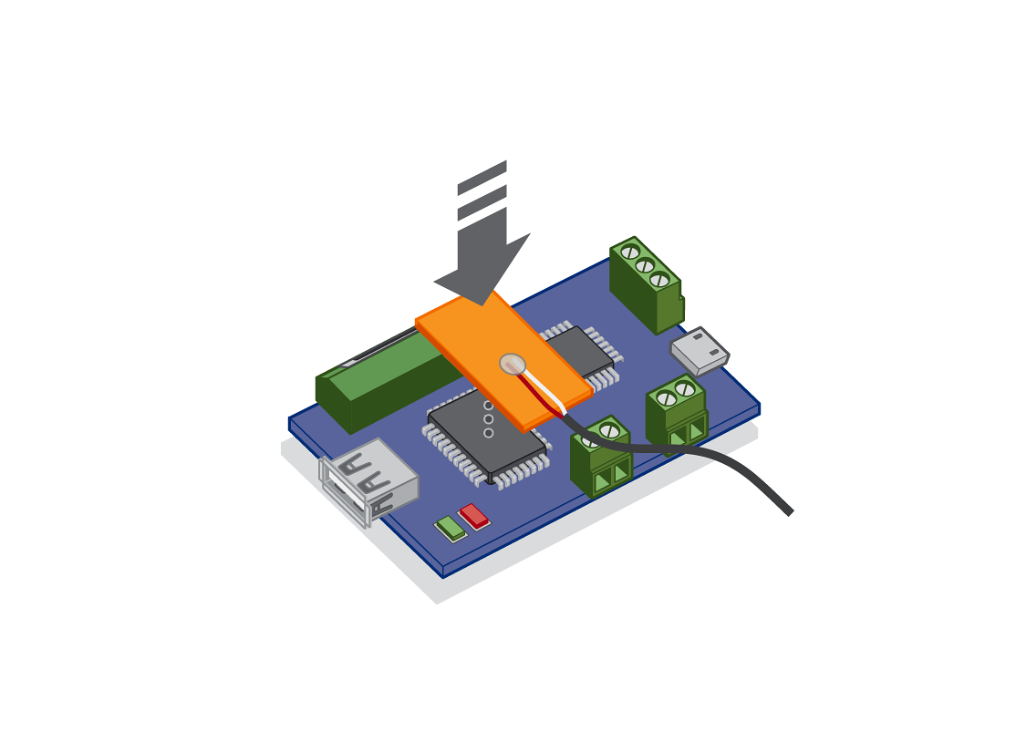 Apply heat sensor to SBC