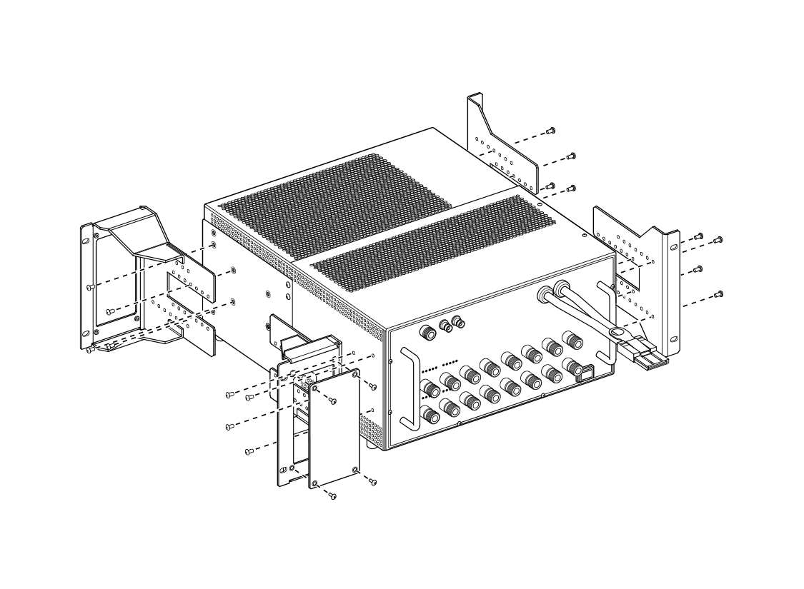 Install rack mount kit