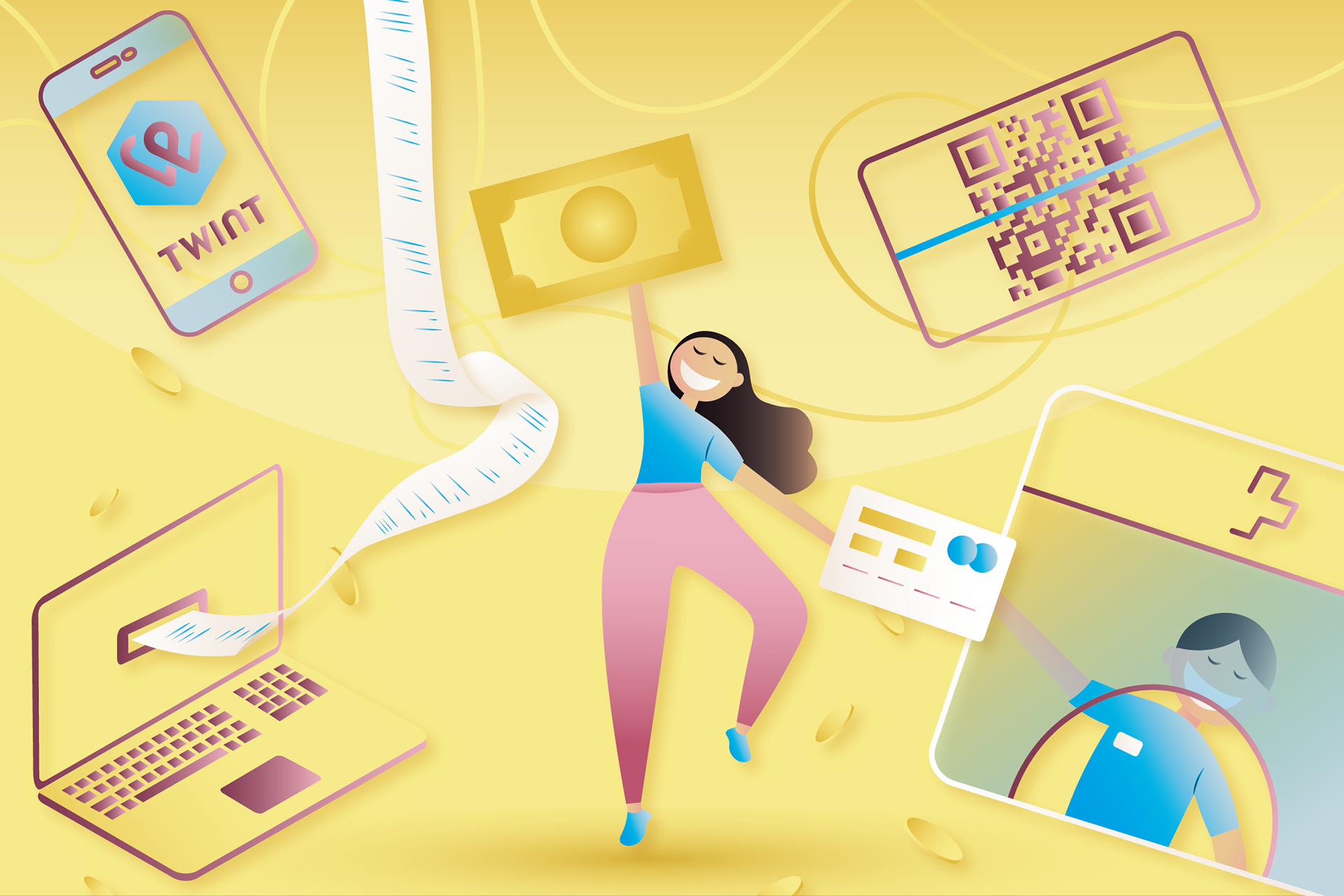 Payement options evolution illustration