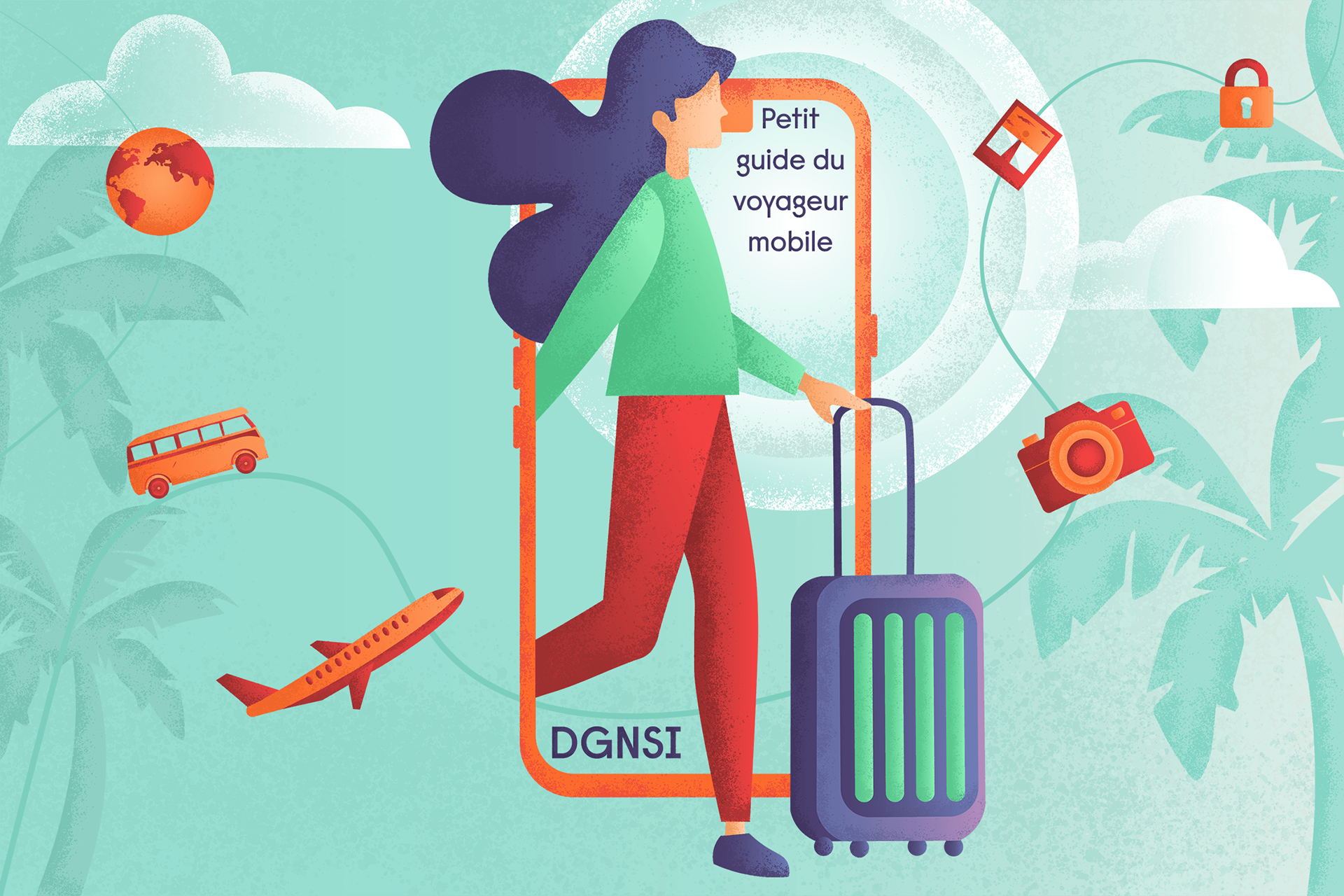 little guide of the mobile traveler illustration