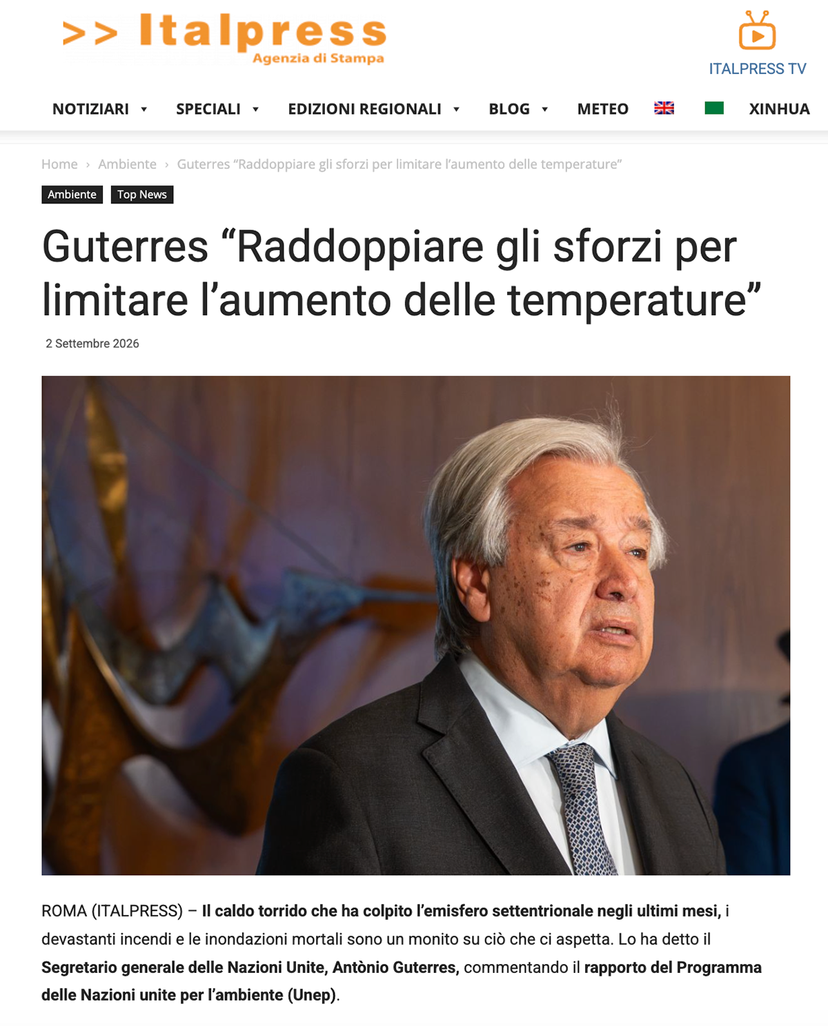 https://www.italpress.com/guterres-raddoppiare-gli-sforzi-per-limitare-laumento-delle-temperature/