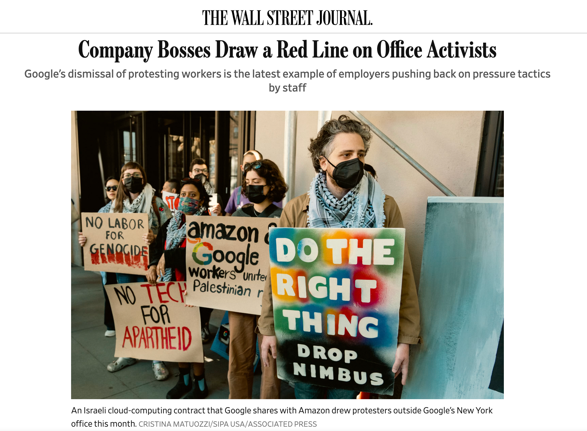 https://www.wsj.com/lifestyle/workplace/company-bosses-draw-a-red-line-on-office-activists-bd11b7aa?st=0jdepqn333qn62d&mod=googlenewsfeed
