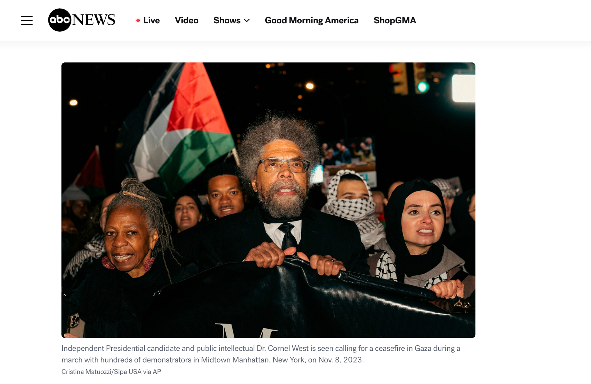 https://abcnews.com/Politics/cornel-west-courts-muslim-arab-american-voters-quest/story?id=106109608