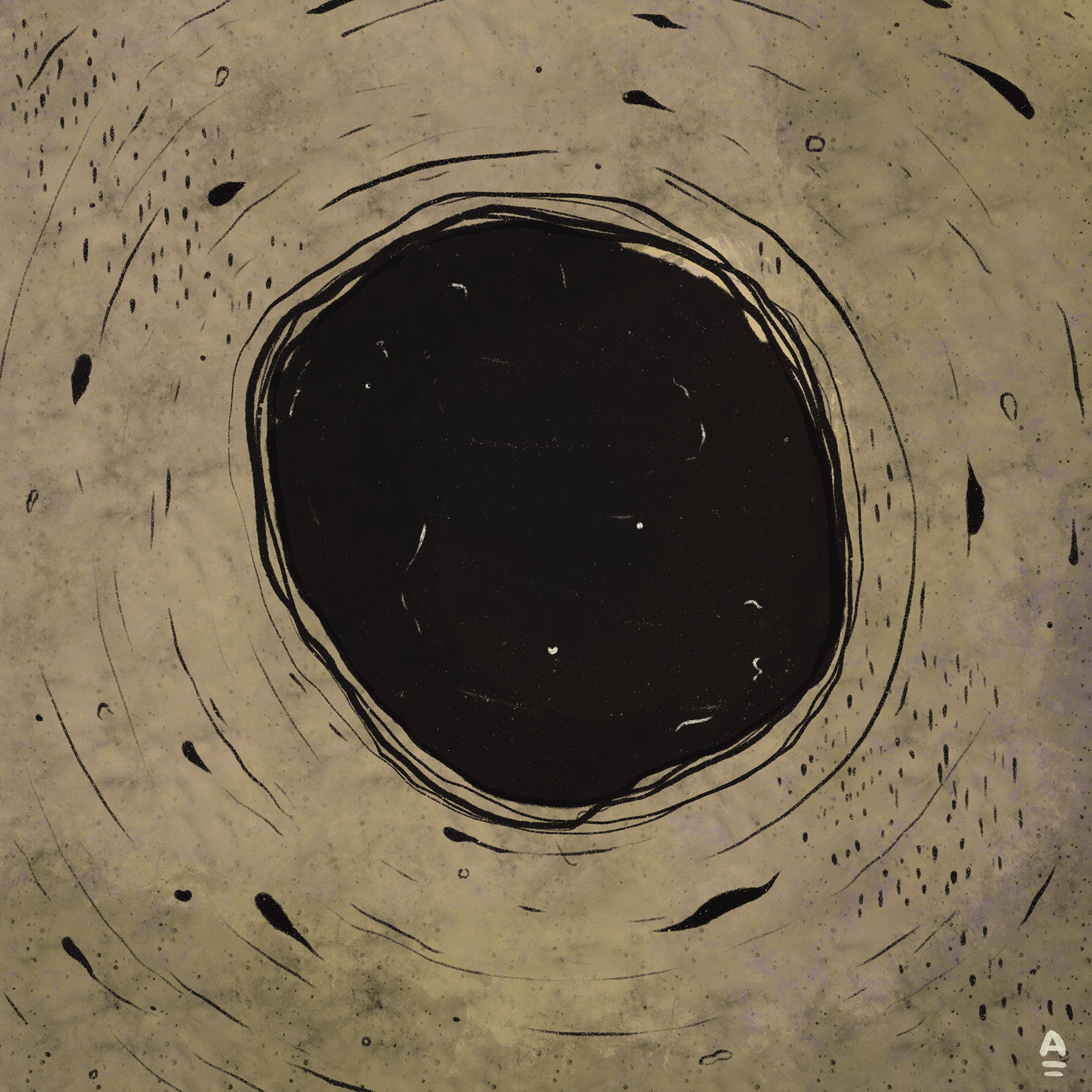Loch, 2021 – Digitale Illustration
