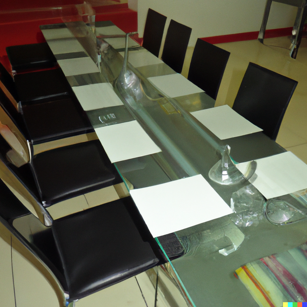 Frameless Table Top Glass