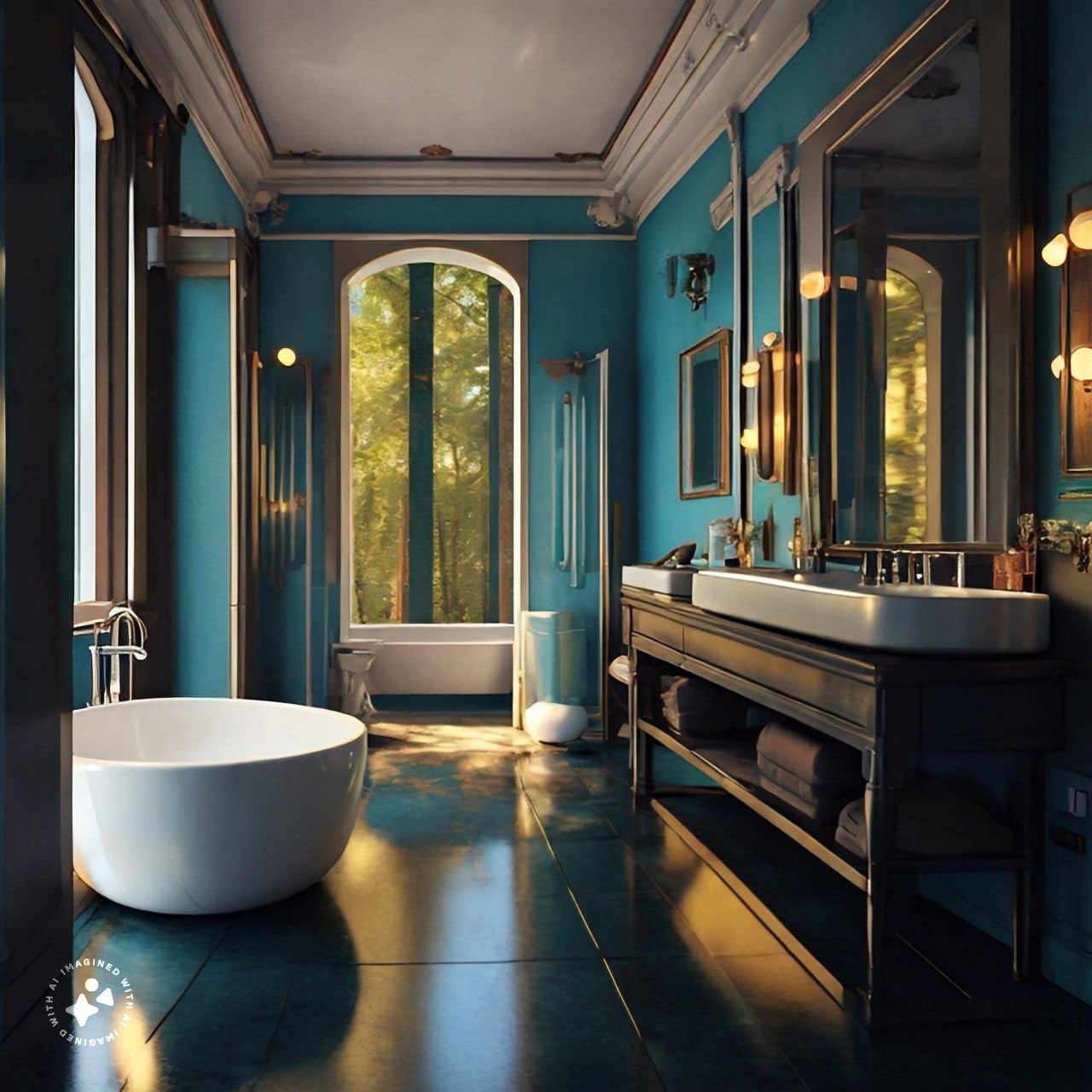 Custom made frameless mirrors in Houston