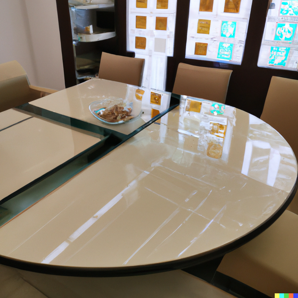 Frameless Table Top Glass