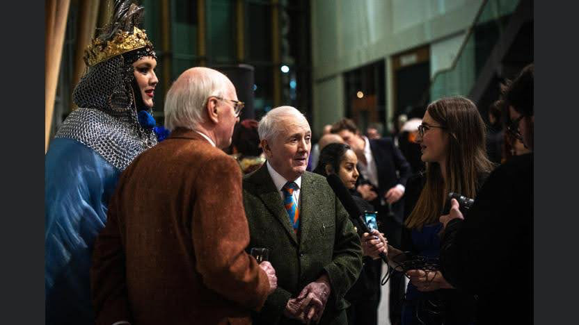 Interviewing Gilbert & Geogre at the opening of Daniel Lismore: Everyone Else is Already Taken Exhibition in Coventry, 2022
