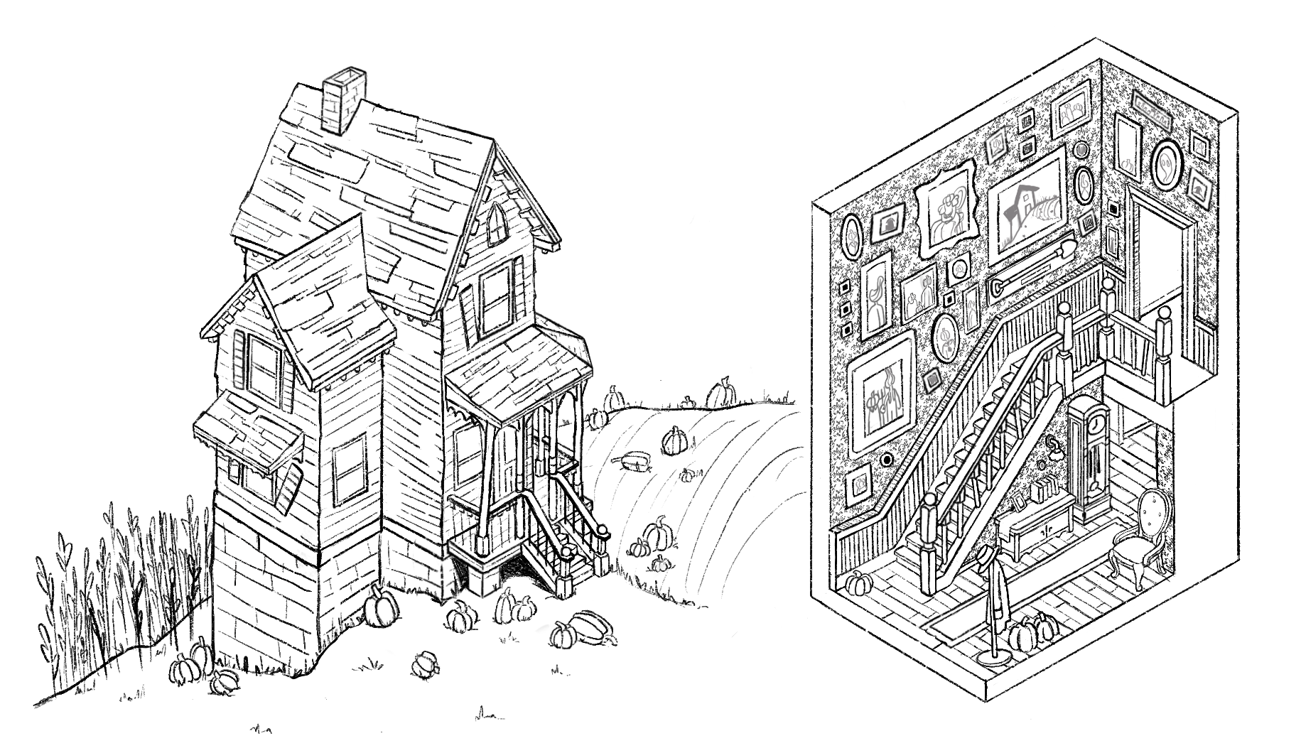 Jack's Farmhouse and Foyer
