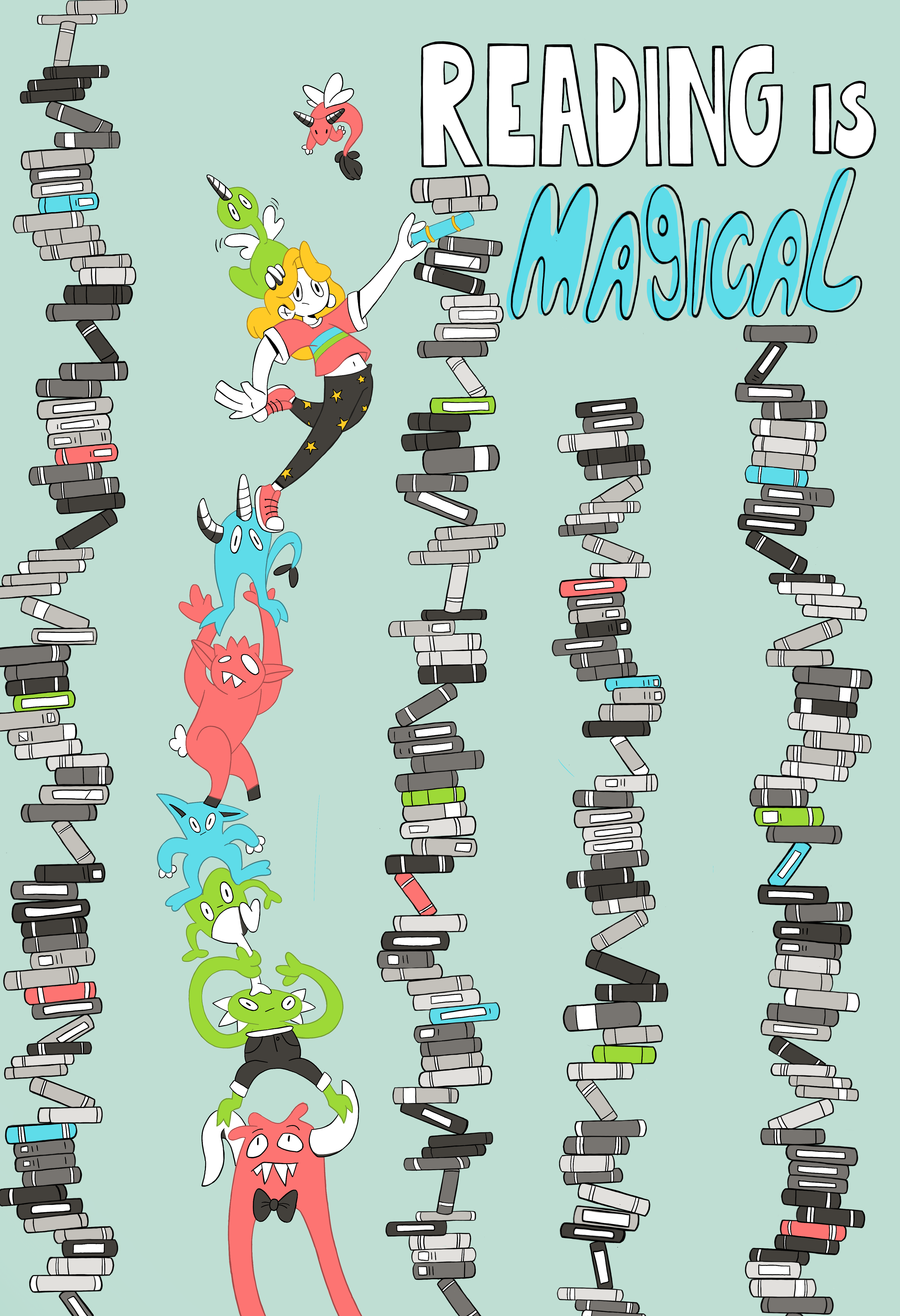 Reading is Magical Poster