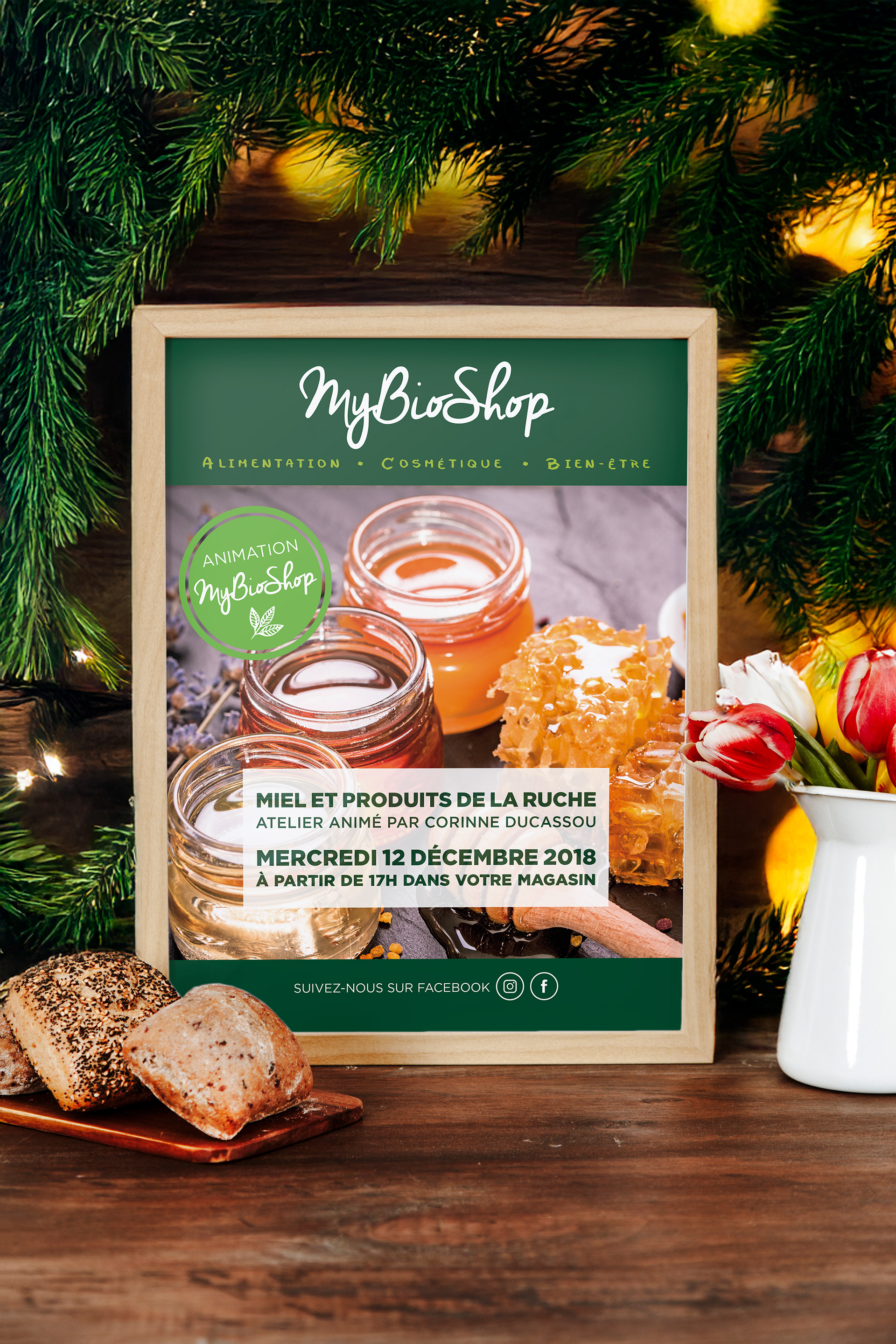 MyBioshop, magasin bio, communication magasin