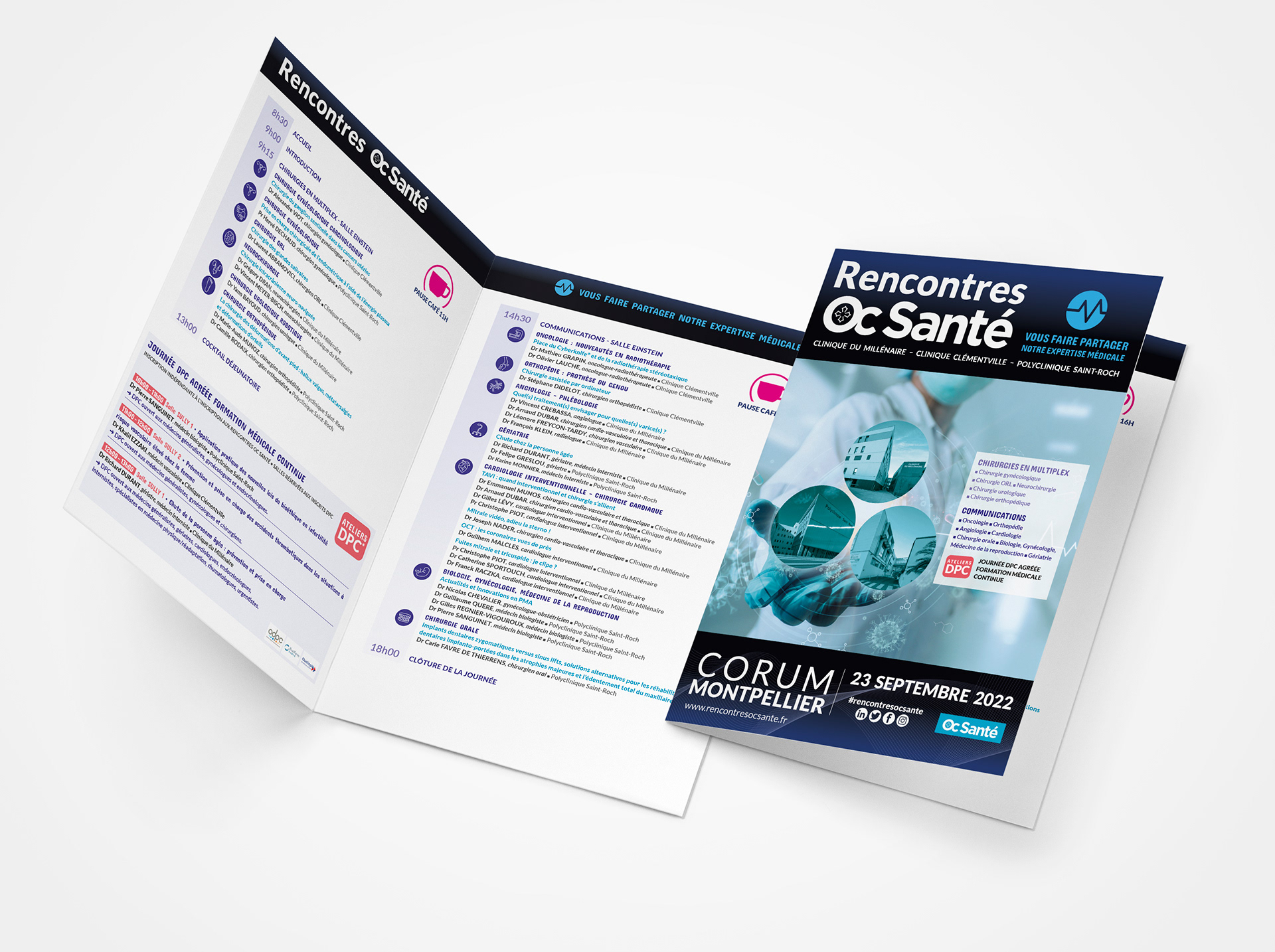 Rencontres Oc Santé, programme, invitation, symposium
