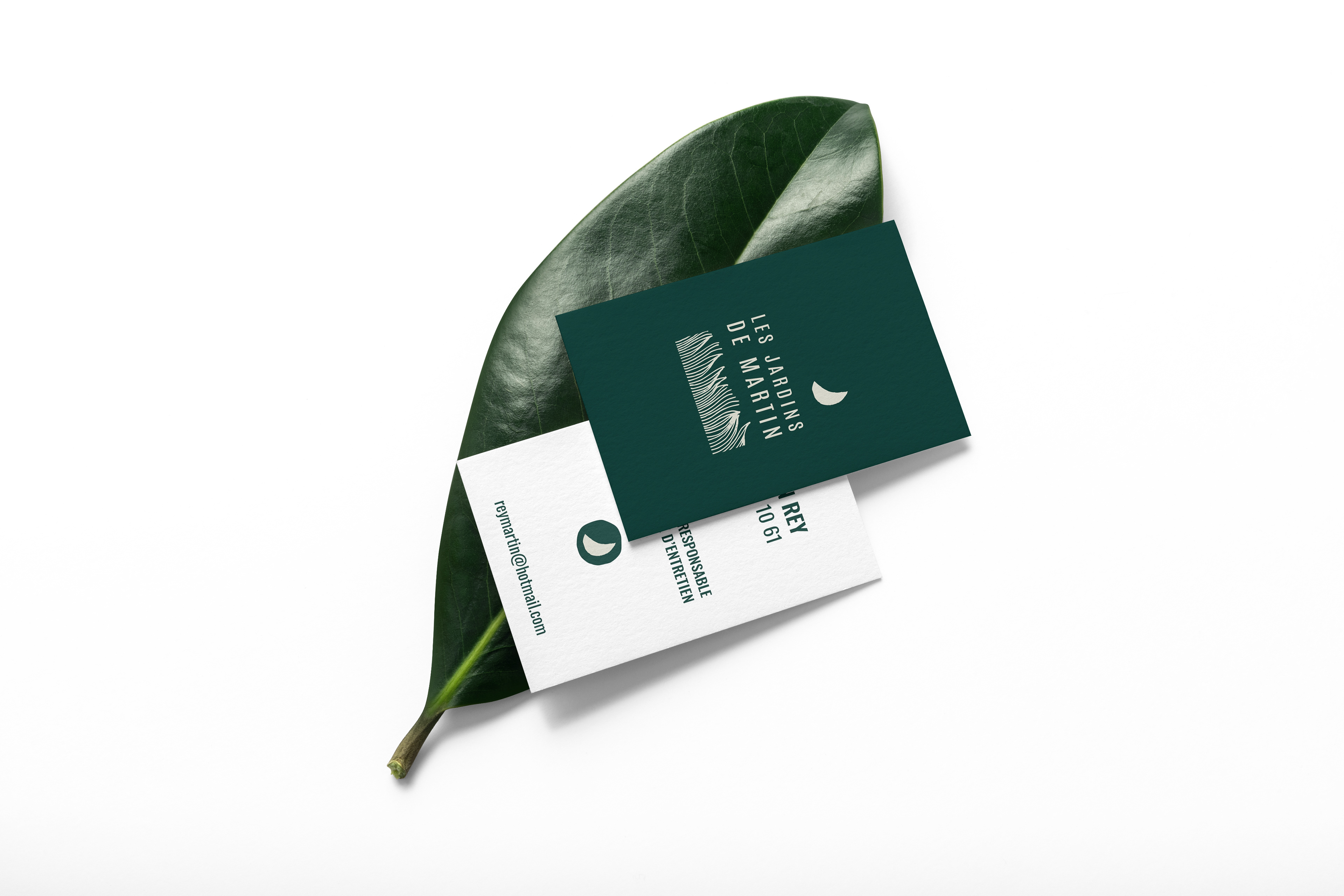 Les Jardins de Marti, jardinier éco-responsable, carte de visite