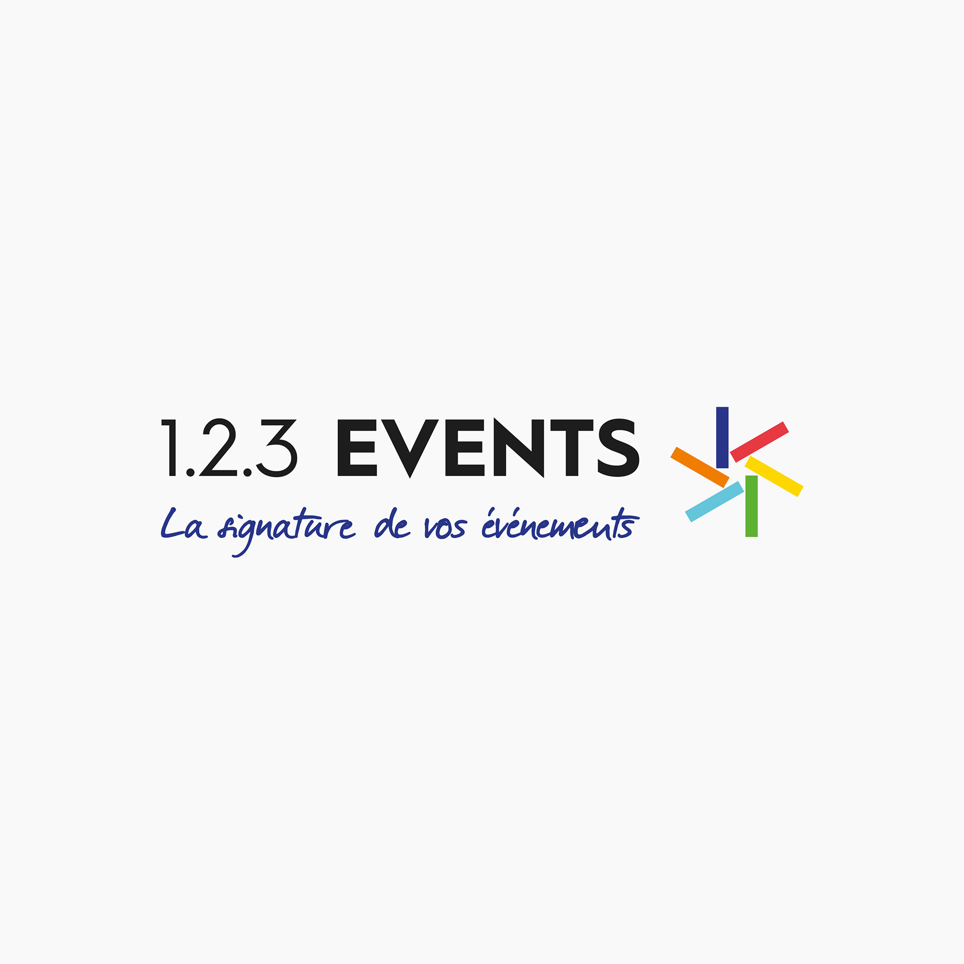logo 1.2.3 Events, refonte