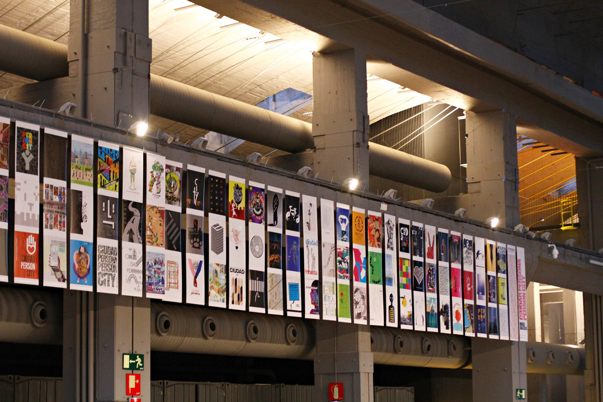 Posters exhibition in La Nave Center / Villaverde, Madrid