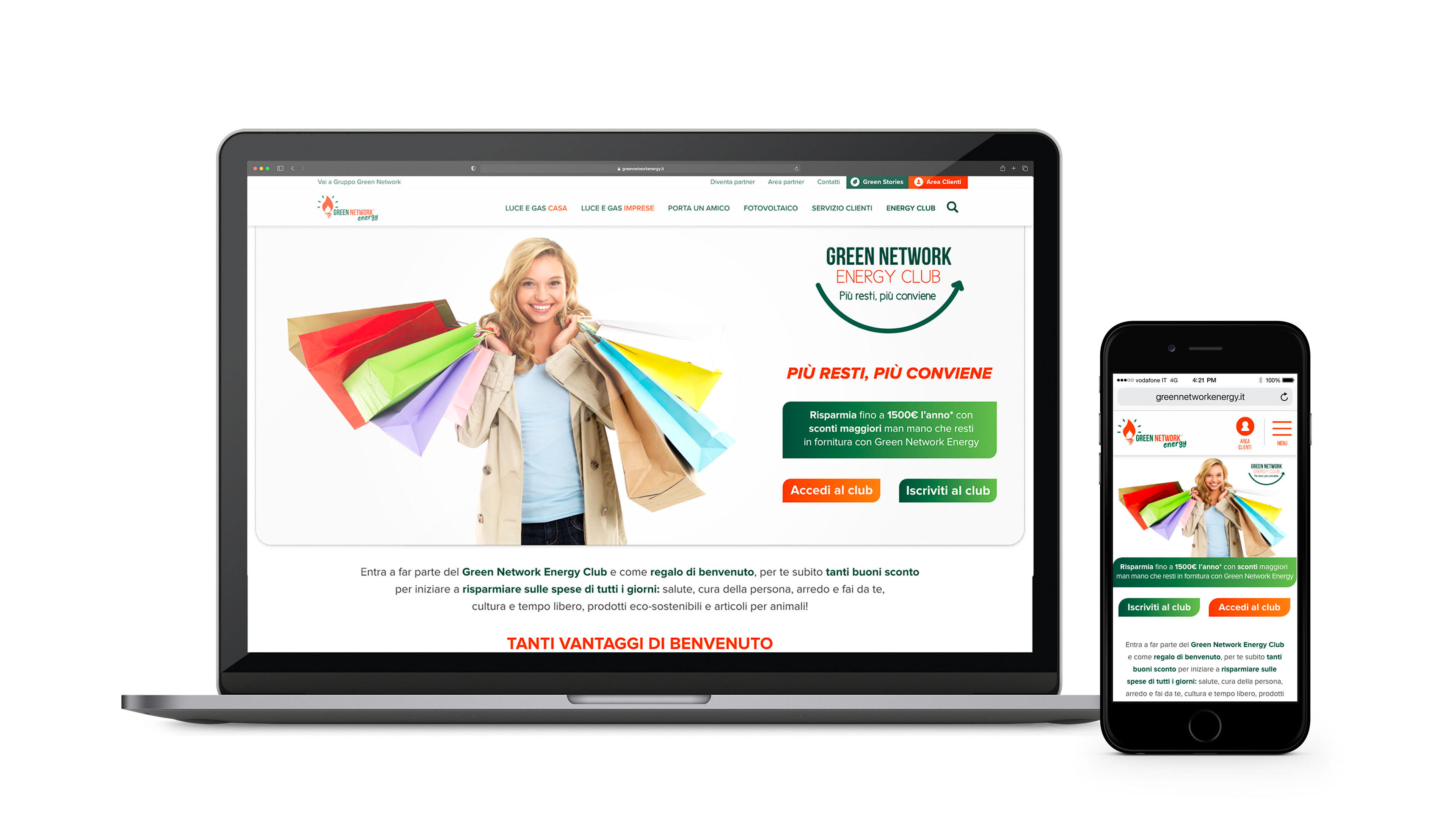 Green Network Energy Club website