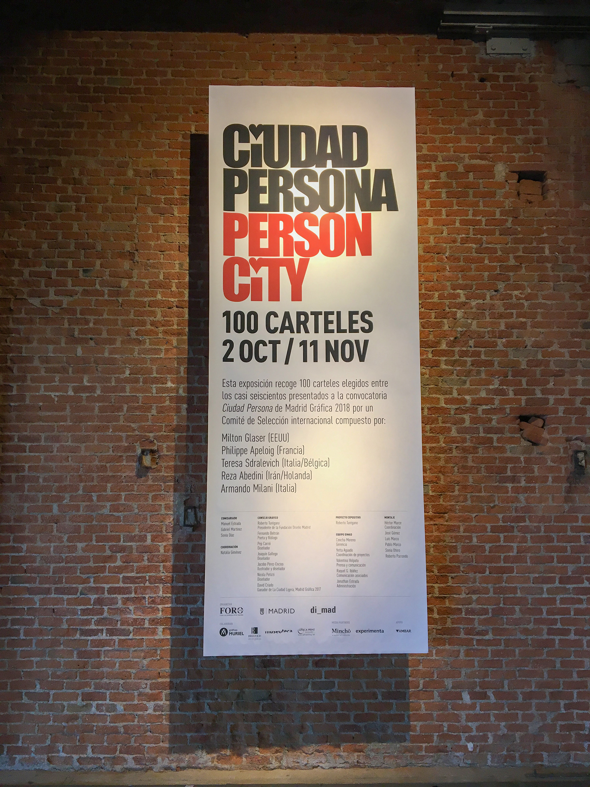 Poster exhibition at La Central de Diseño / Matadero Museum / Madrid
