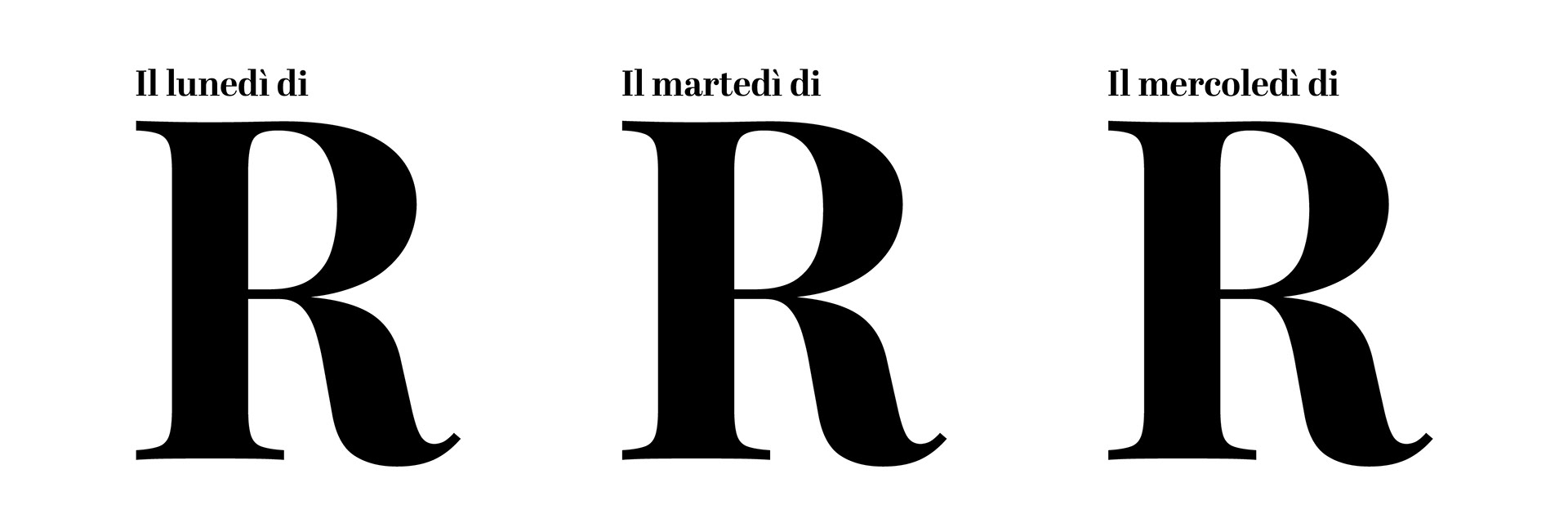 Logo restyling of "la Repubblica"