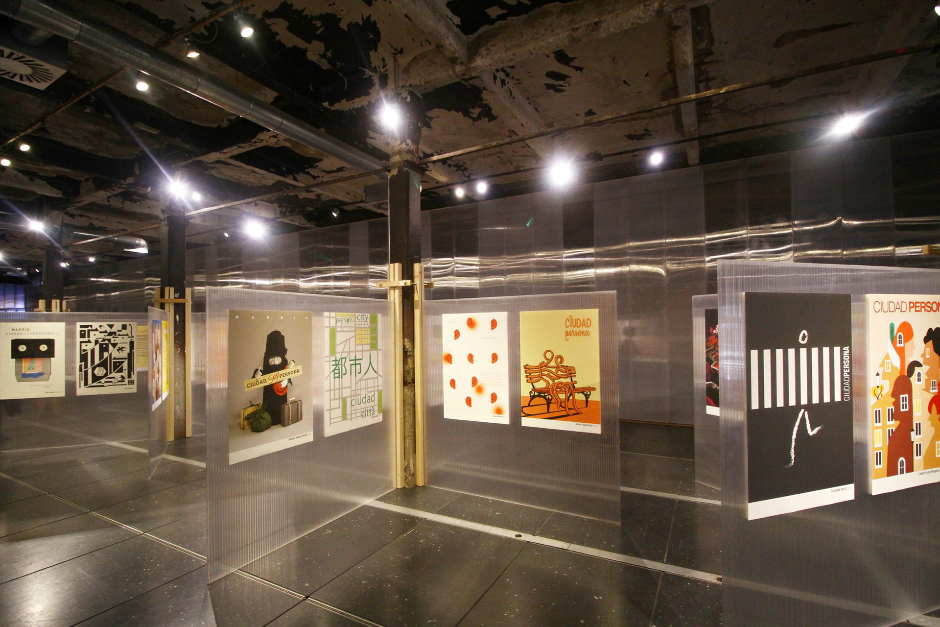 Poster exhibition at La Central de Diseño / Matadero Museum / Madrid