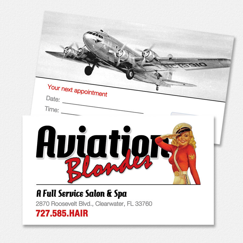 Business Cards | Aviation Blondes
