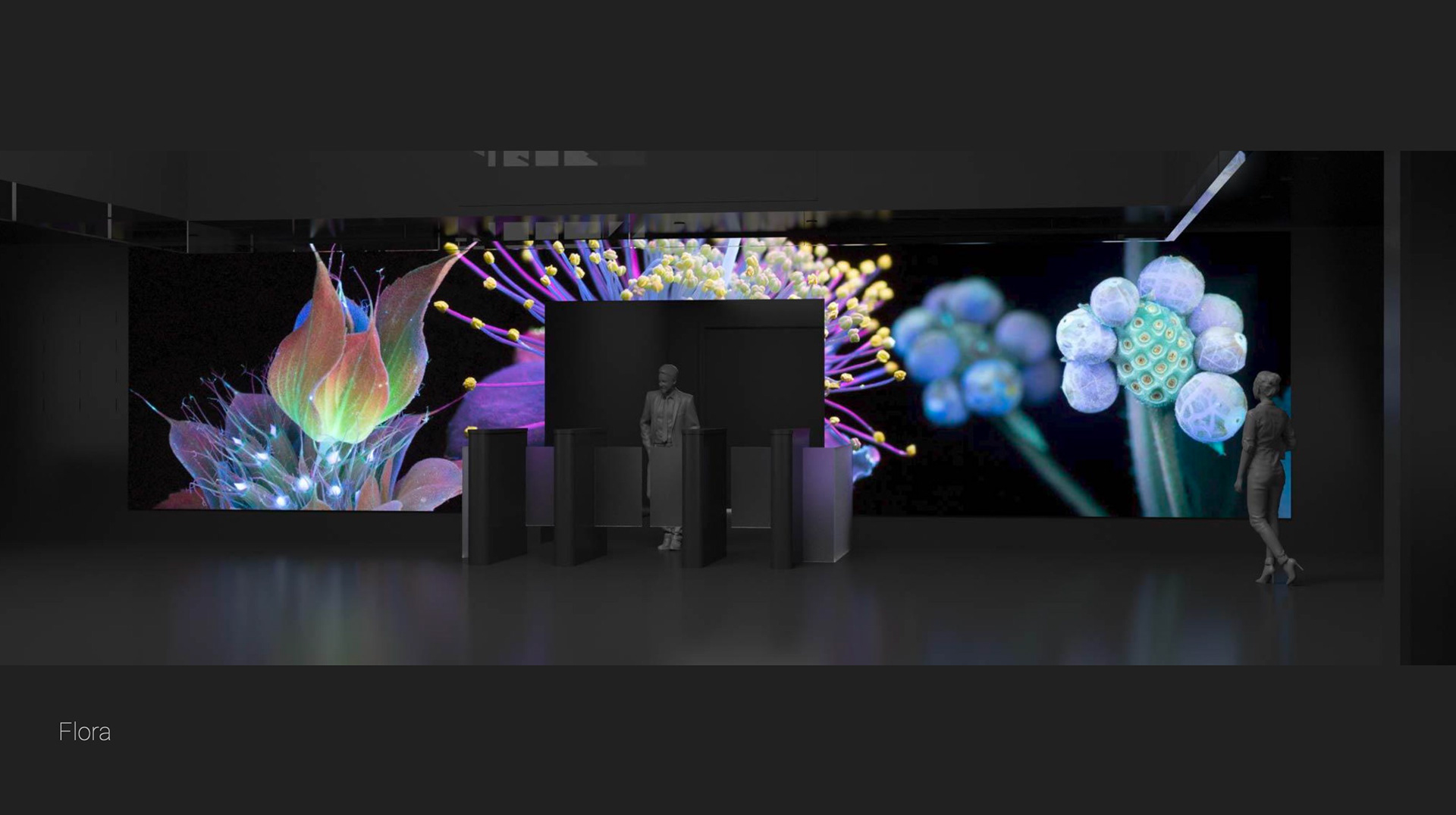 Previsualization and content development for LED video wall