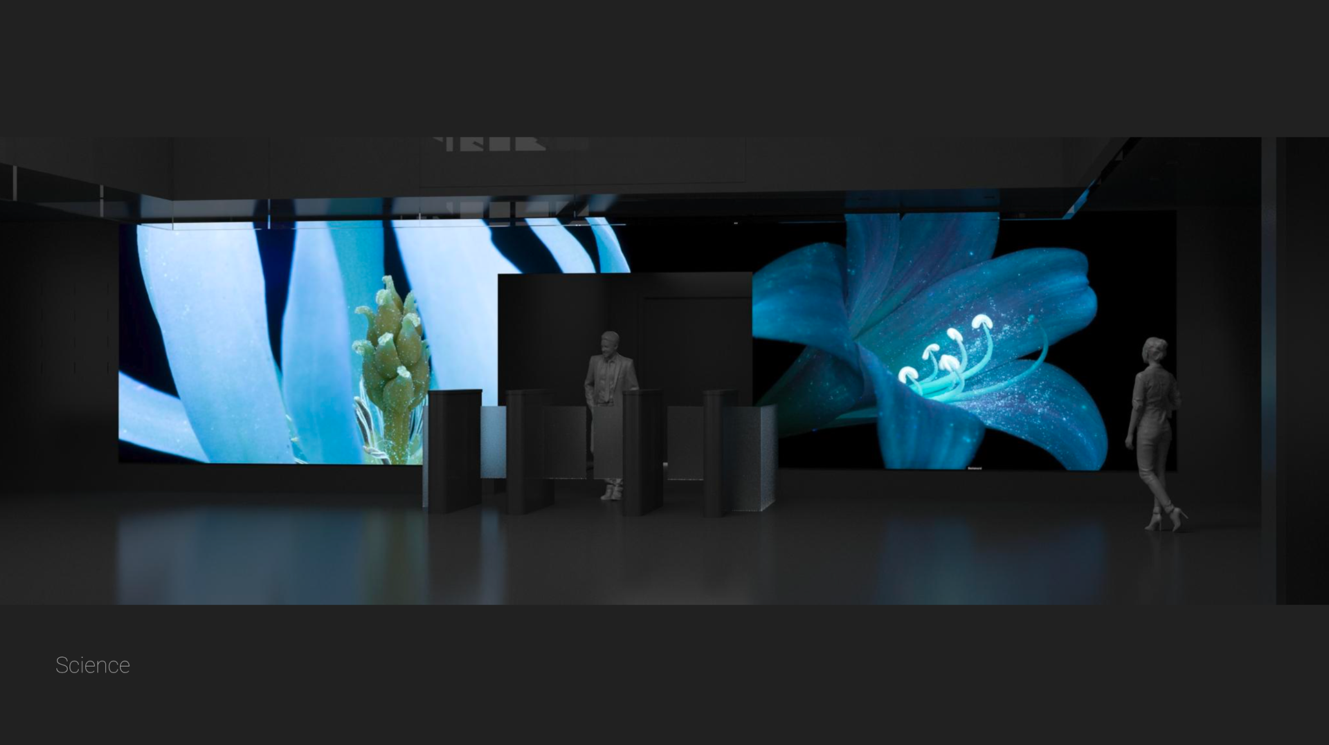 Previsualization and content development for LED video wall
