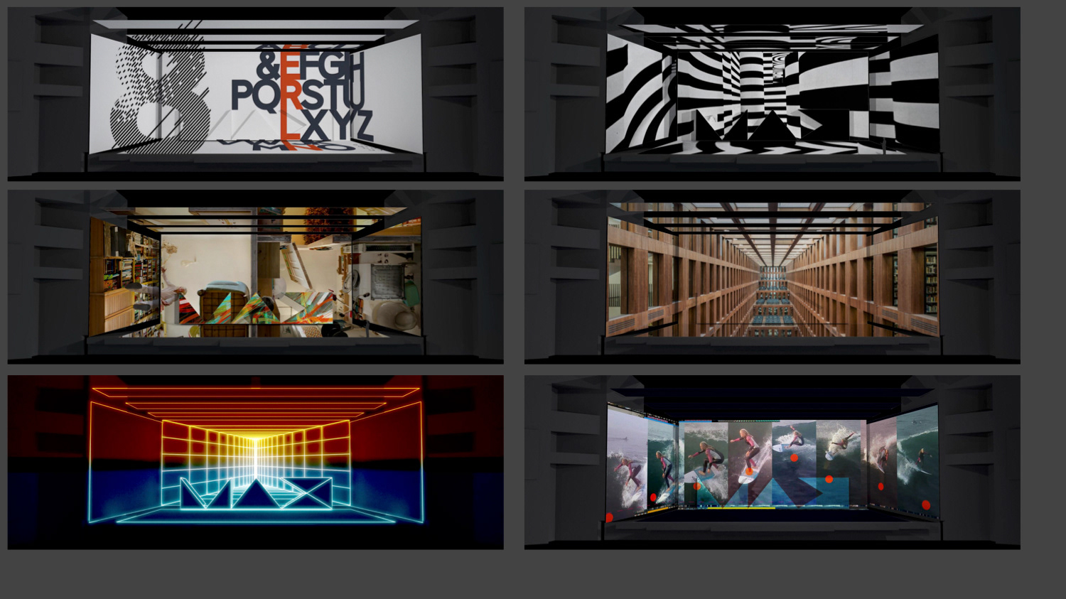 Staging Designs for Adobe MAX Creativity Conference