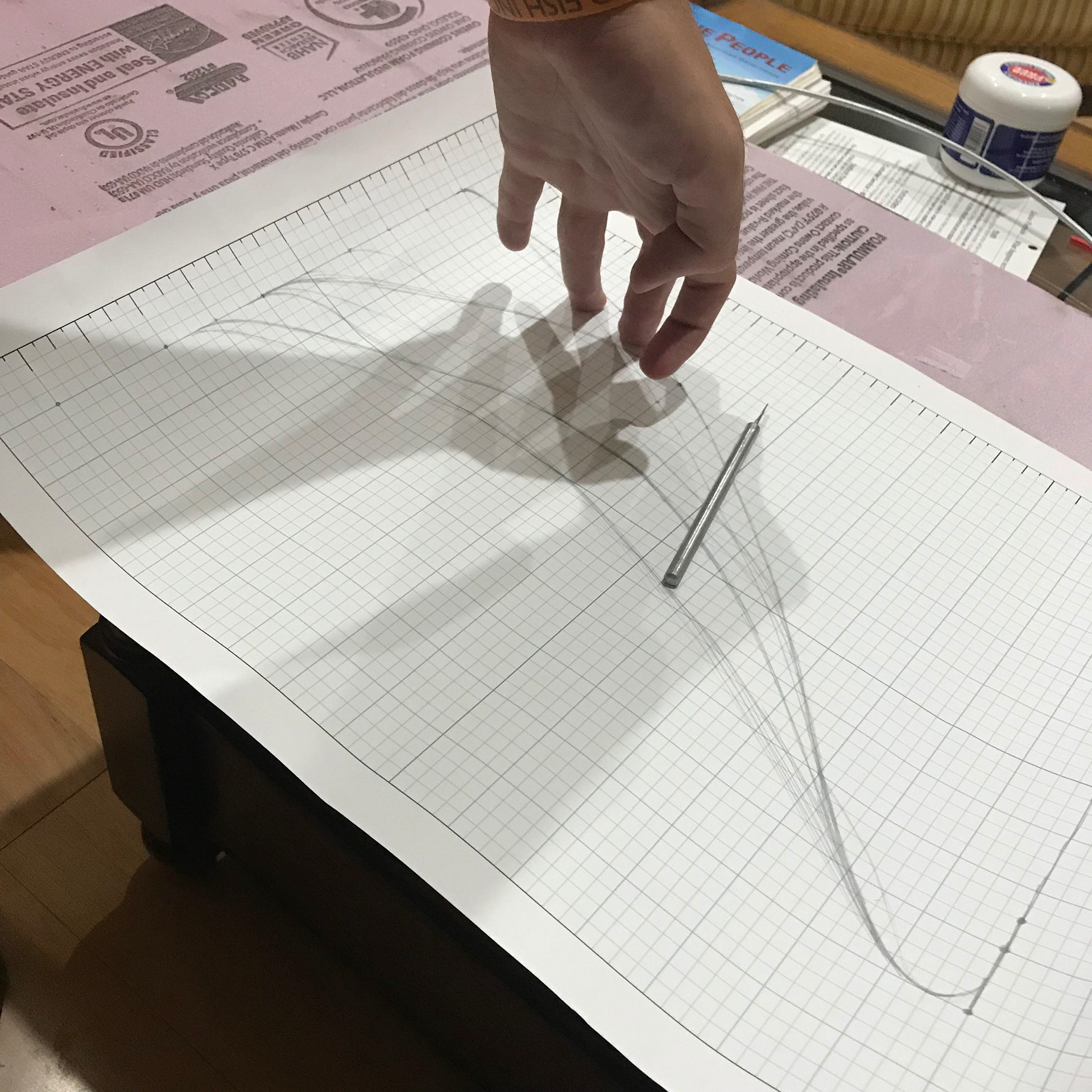 1/4 Scale Grid Drawing