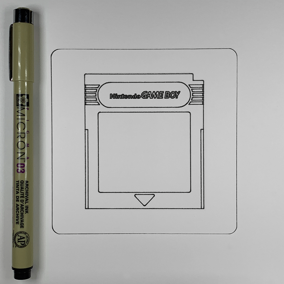 Gameboy Cartridge Animation