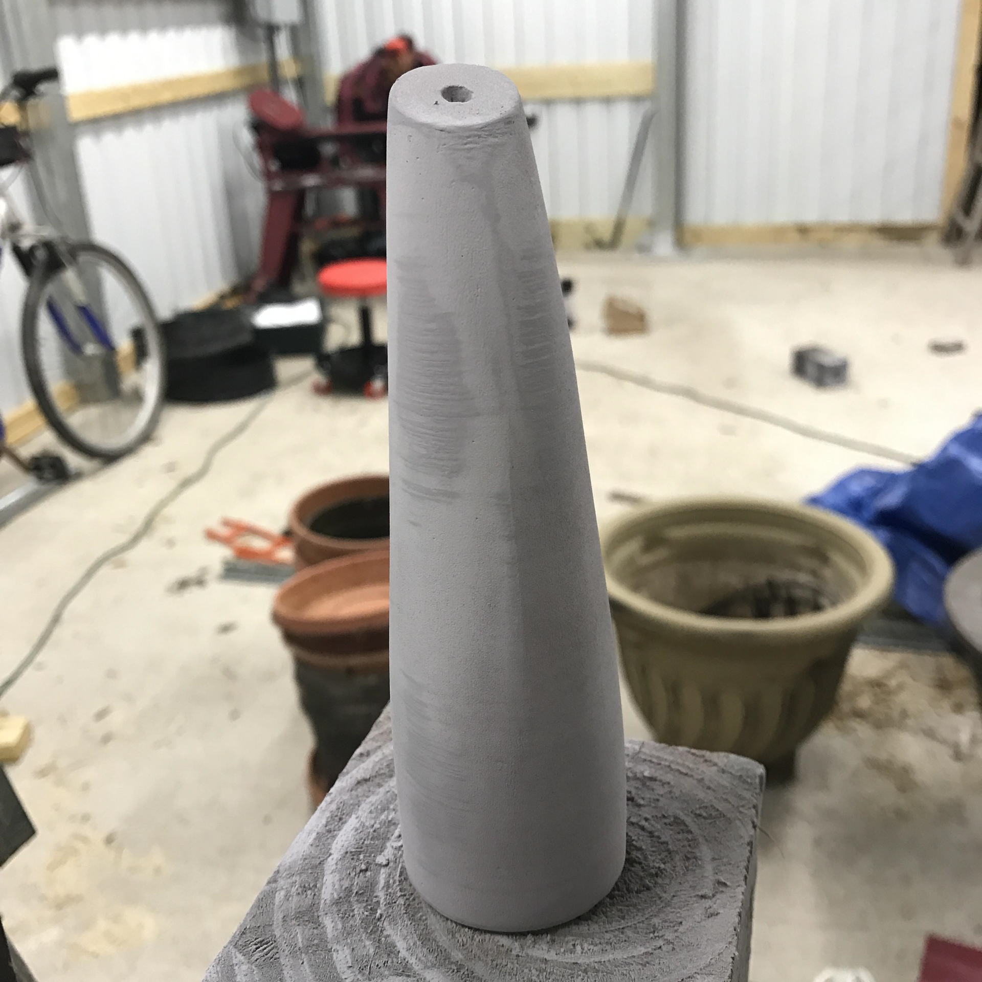 3D Printed Body in Process of Finishing