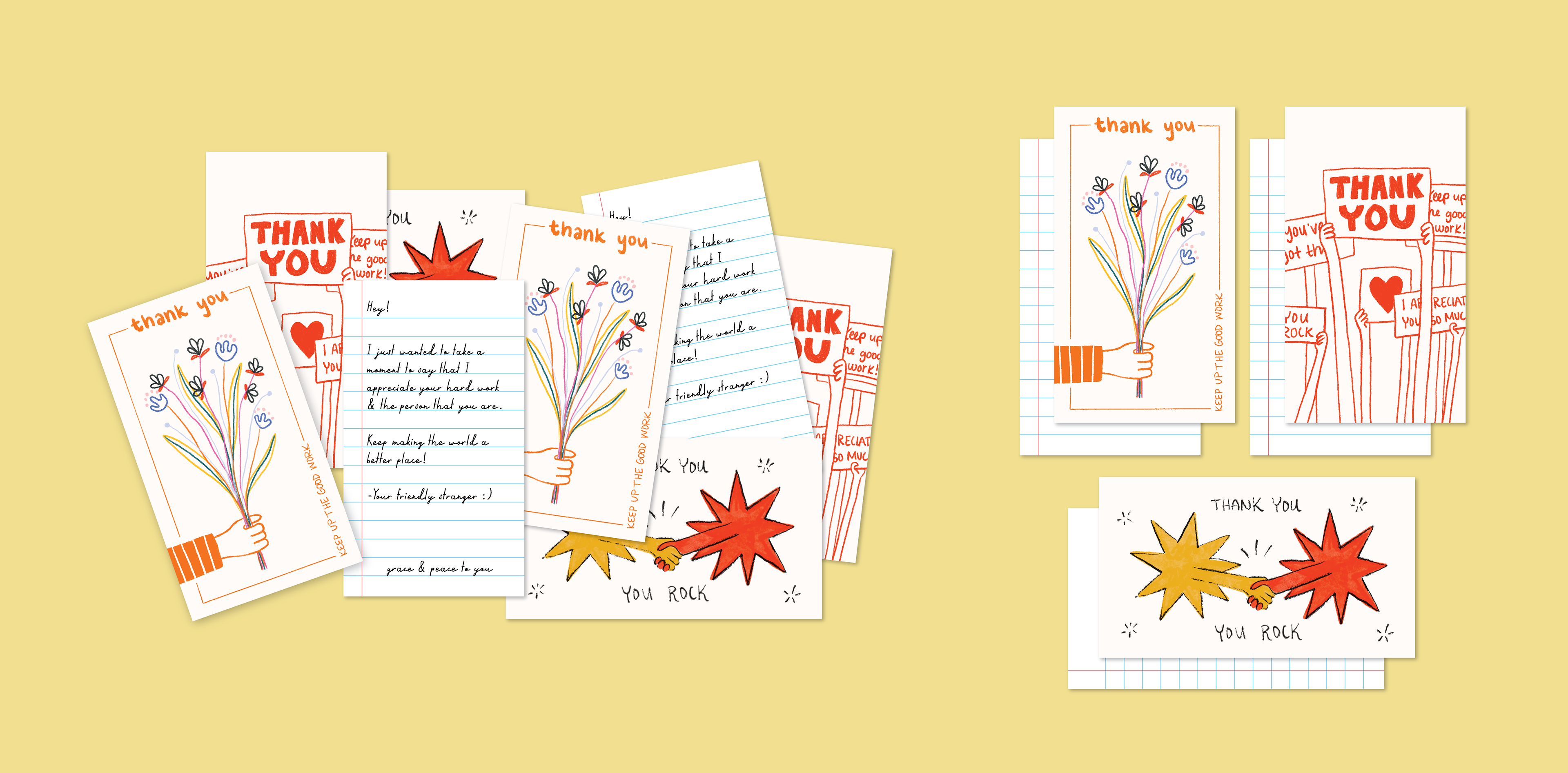 thank you cards concept (2.5" x 3")