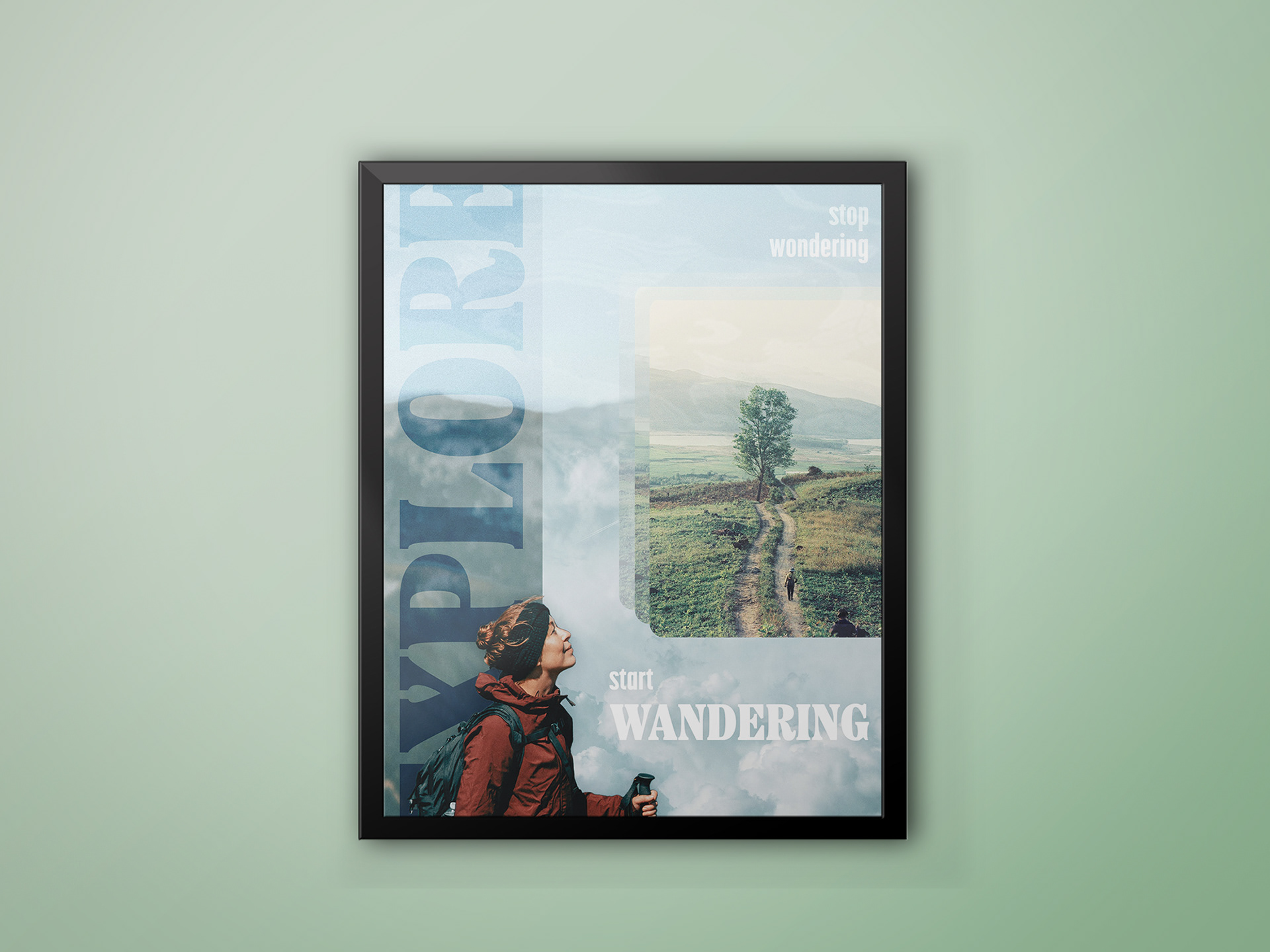 explore poster (photoshop montage)