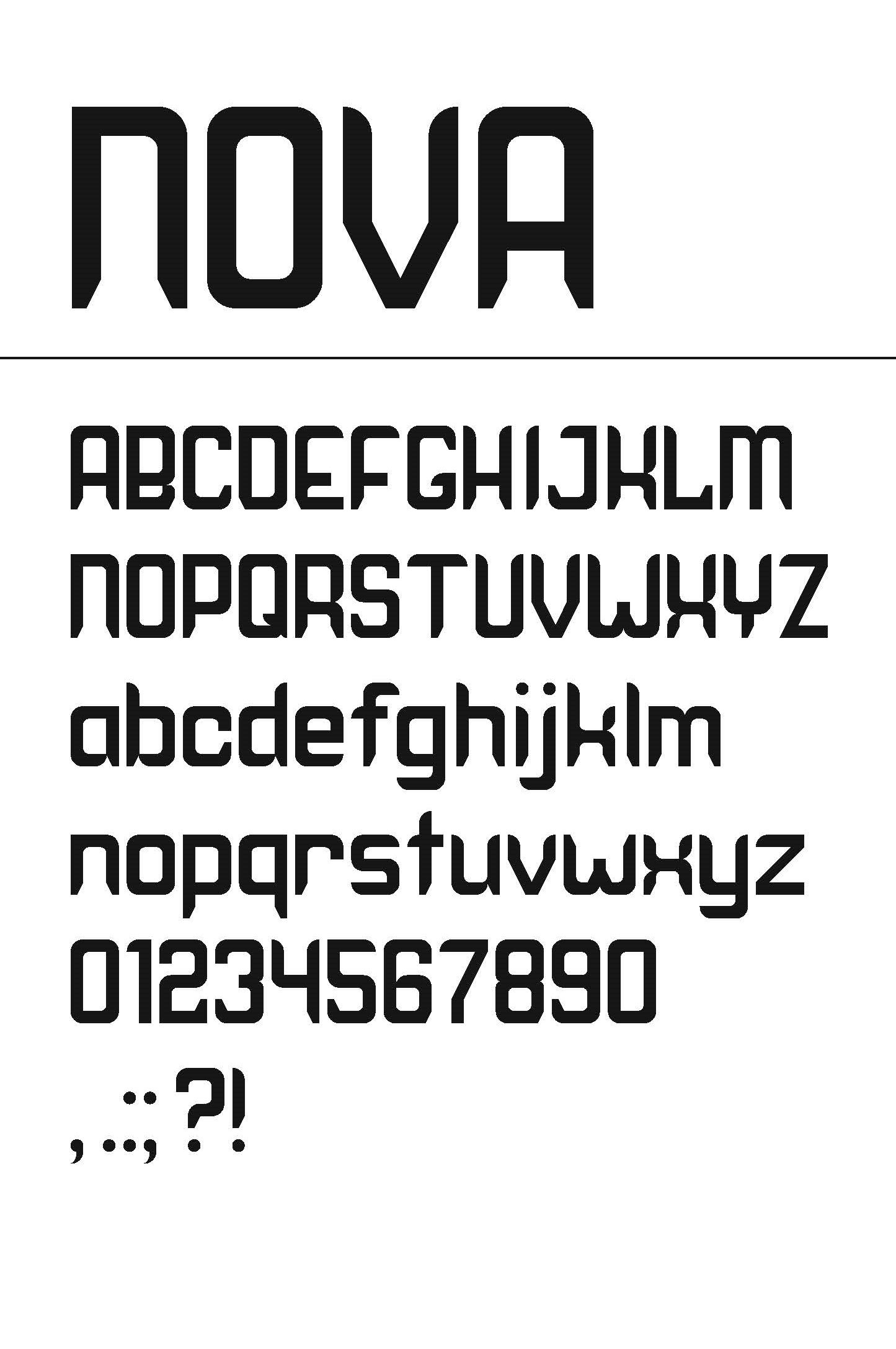 final typeface