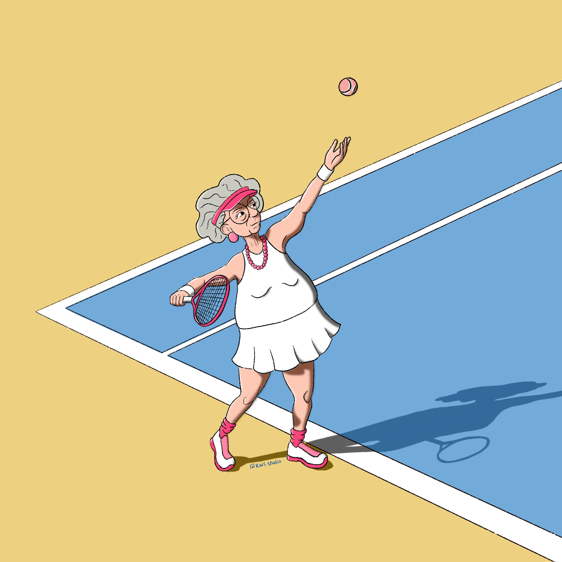 granny tennis player (1)