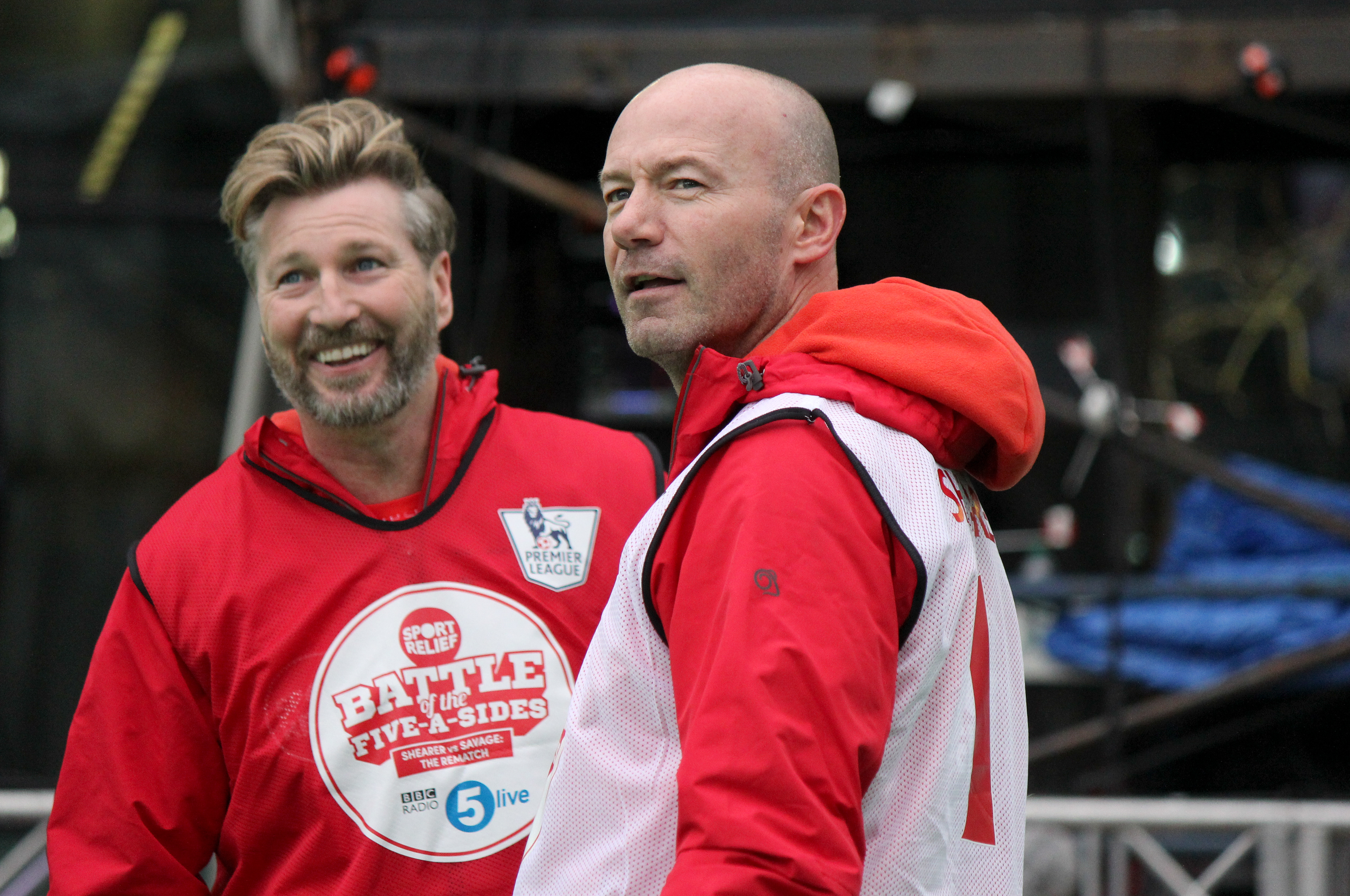 Robbie Savage and Alan Shearer