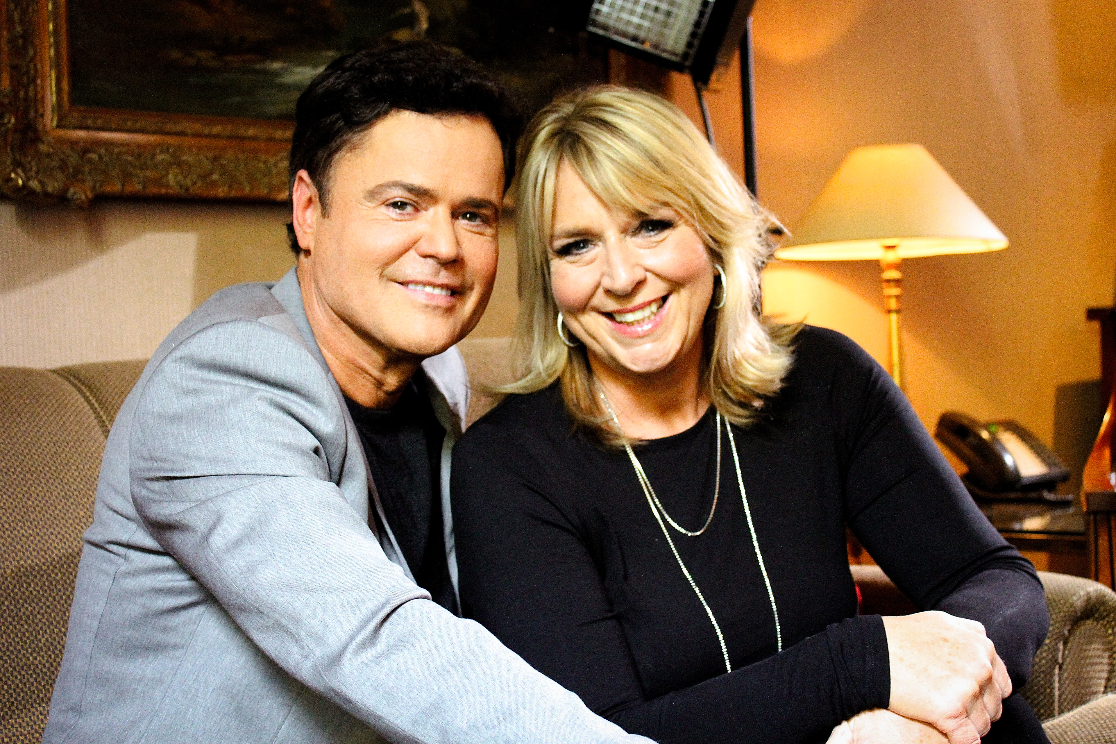 Donny  Osmond and Fern Britton