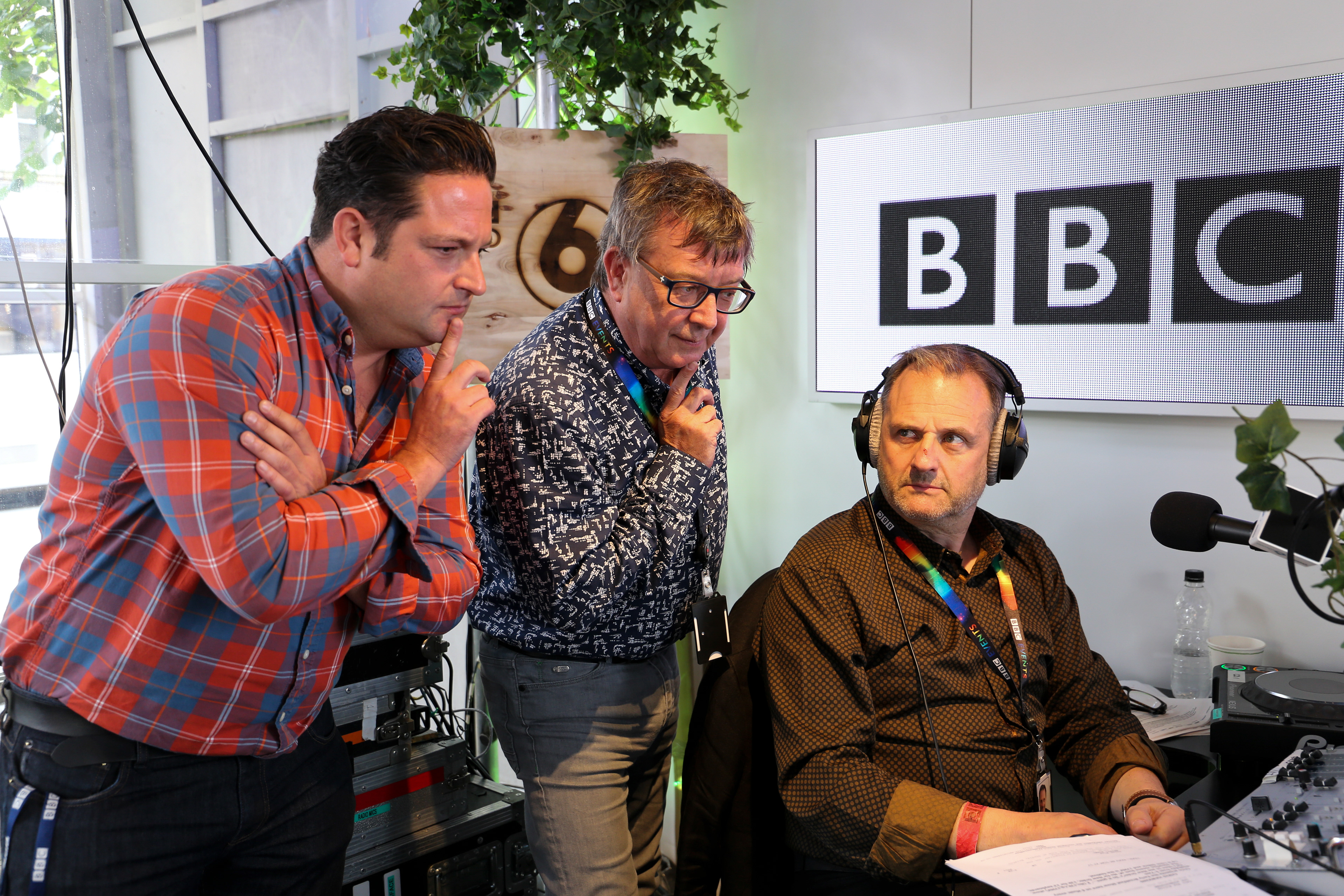 Chris Hawkins, Stuart Maconie and Mark Radcliffe