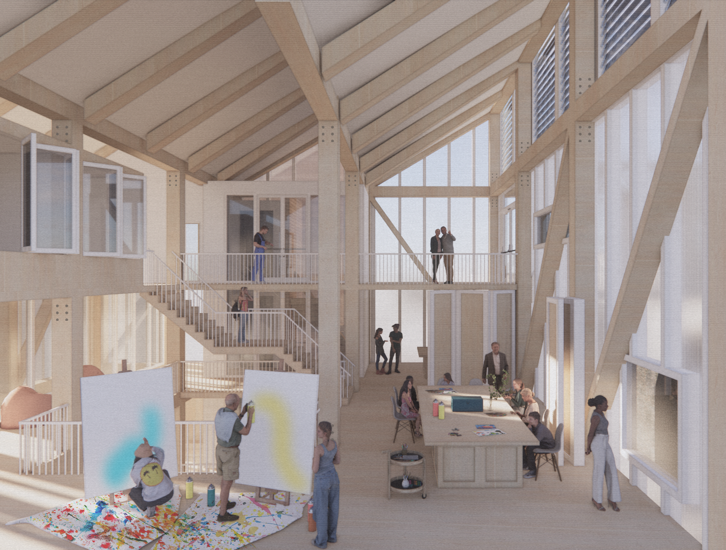 Top Floor of the Design Studios