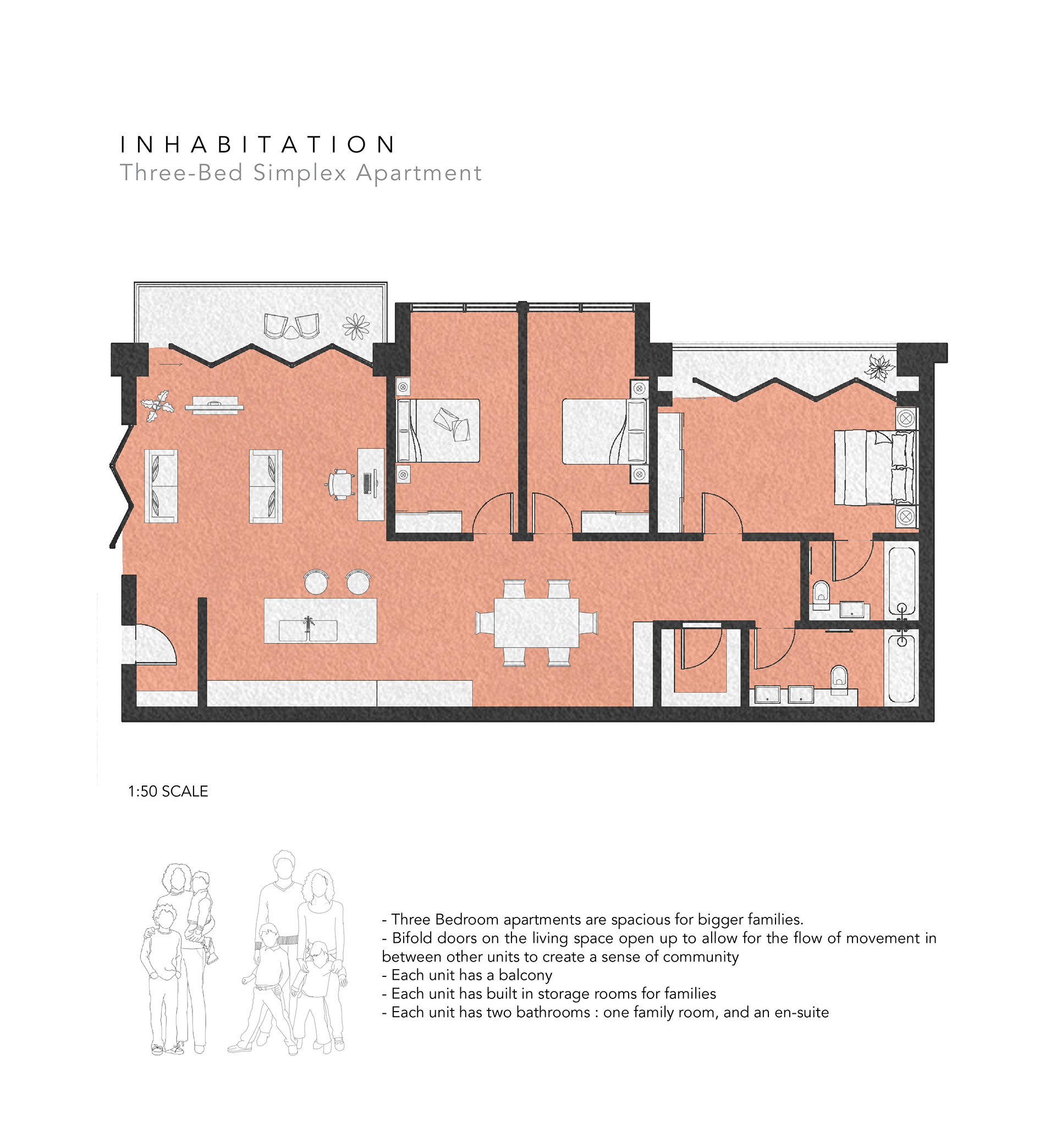 Three-Bed Simplex