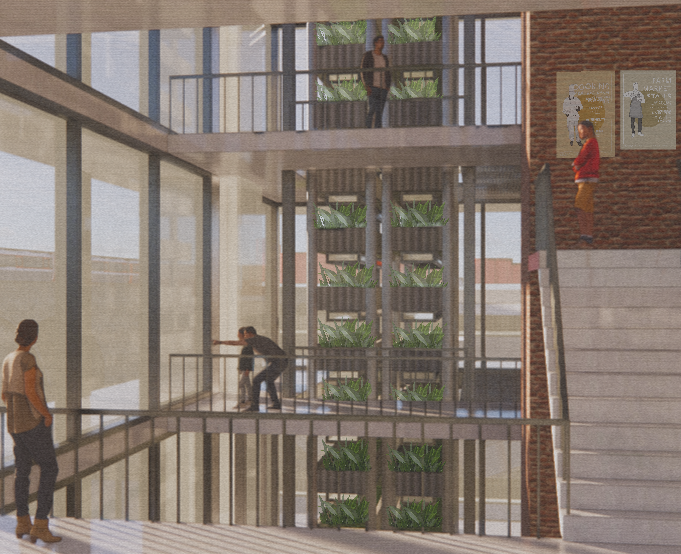 Vertical Farming in the Tower